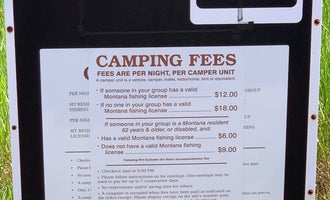 Camping near Harry Morgan: Monture Creek, Ovando, Montana
