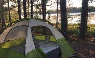 Tracy W.'s photo of tent camping at Big Lake State Forest Campground near Big Bay, MI