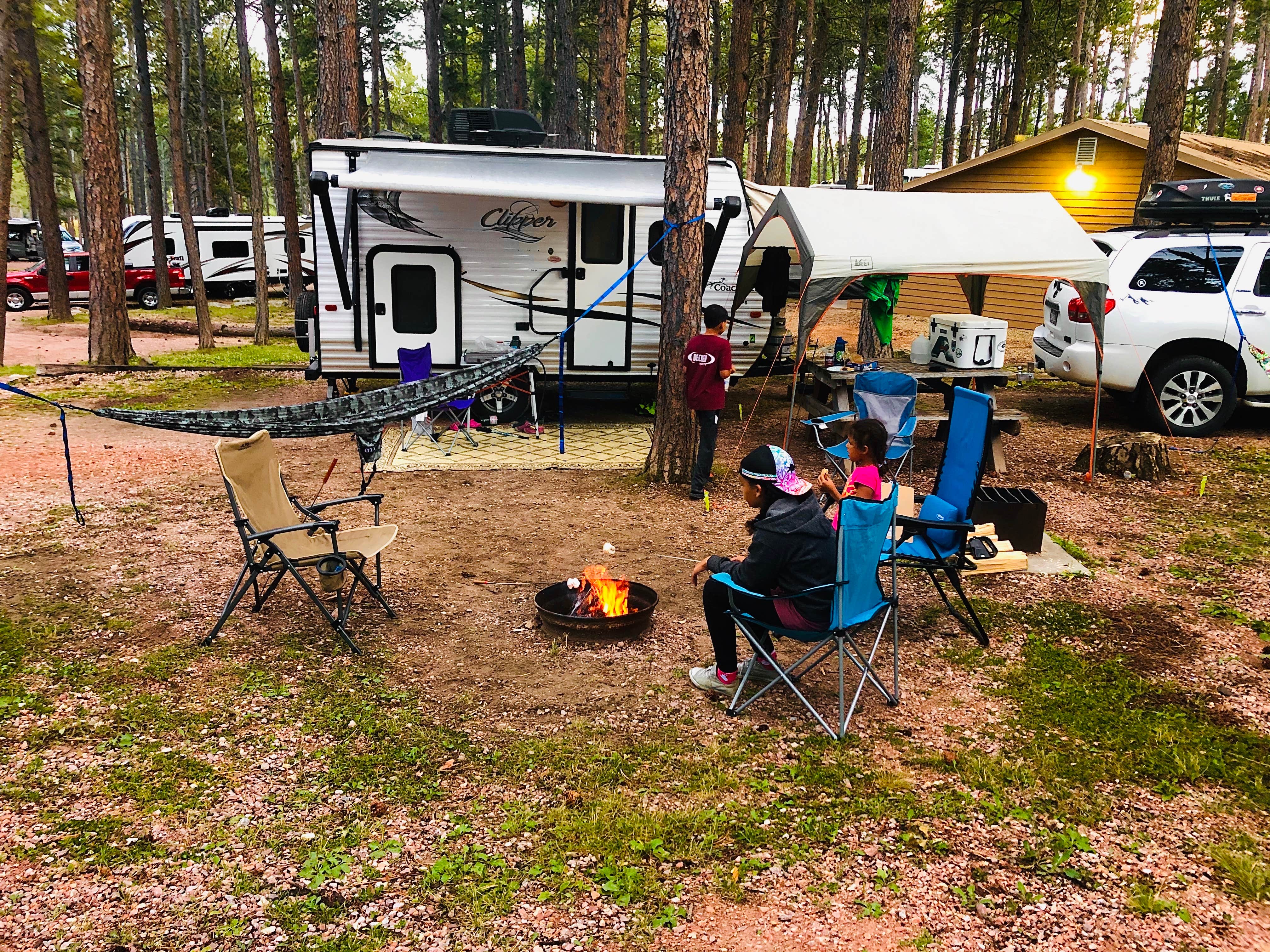 Macel C.'s photo of tent camping at Big Pine Campground near Fairburn, SD