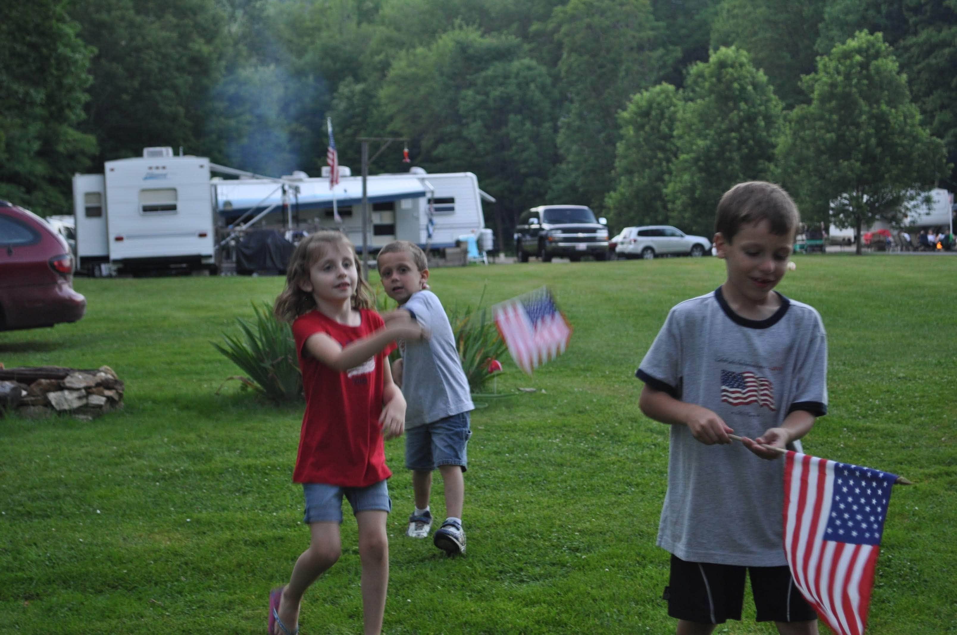 Camper-submitted photo at Horseshoe Acres Campground near Weston, VT