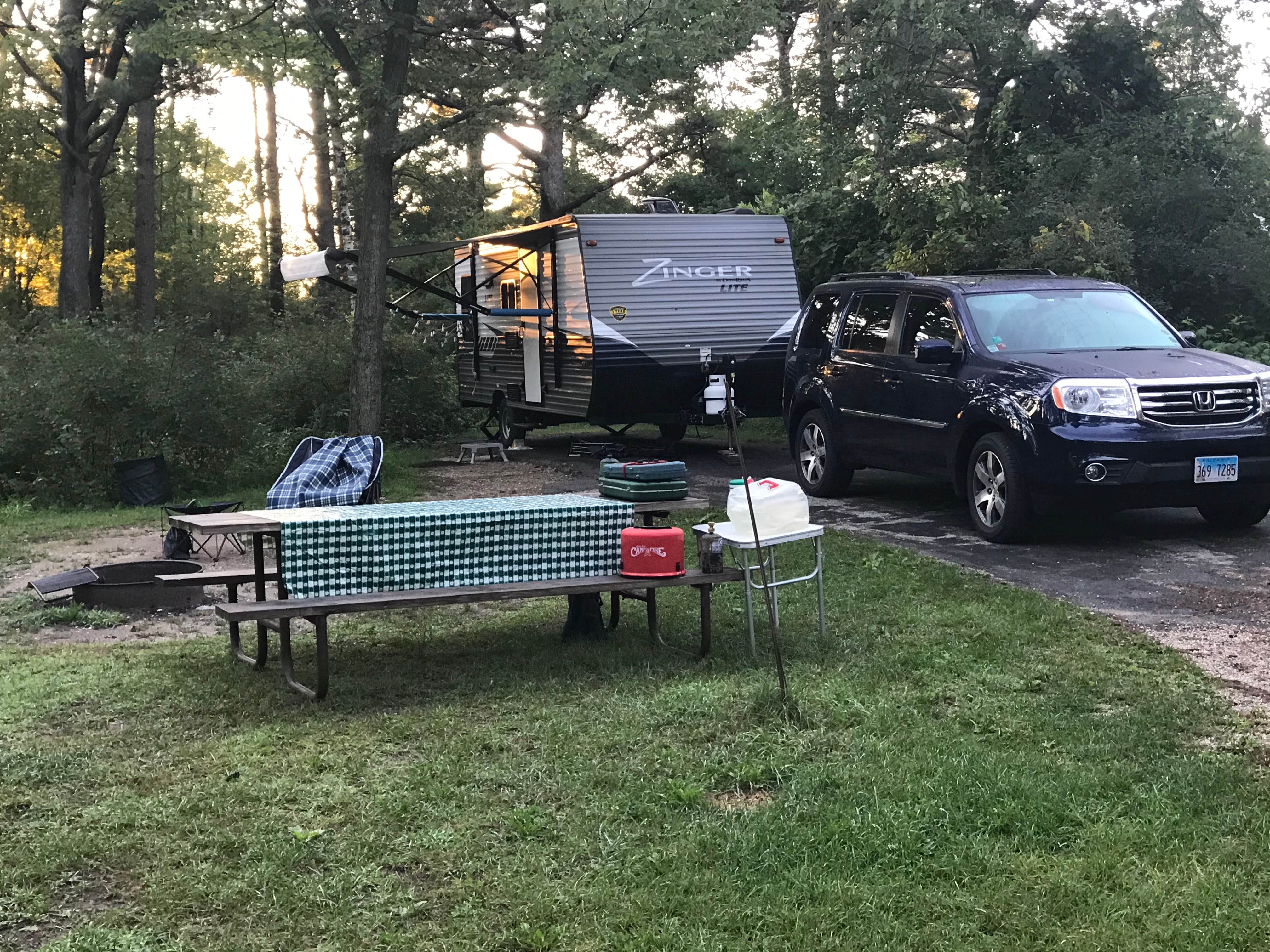 Kathie M.'s photo of rv camping at Kohler-Andrae State Park near Mequon, WI