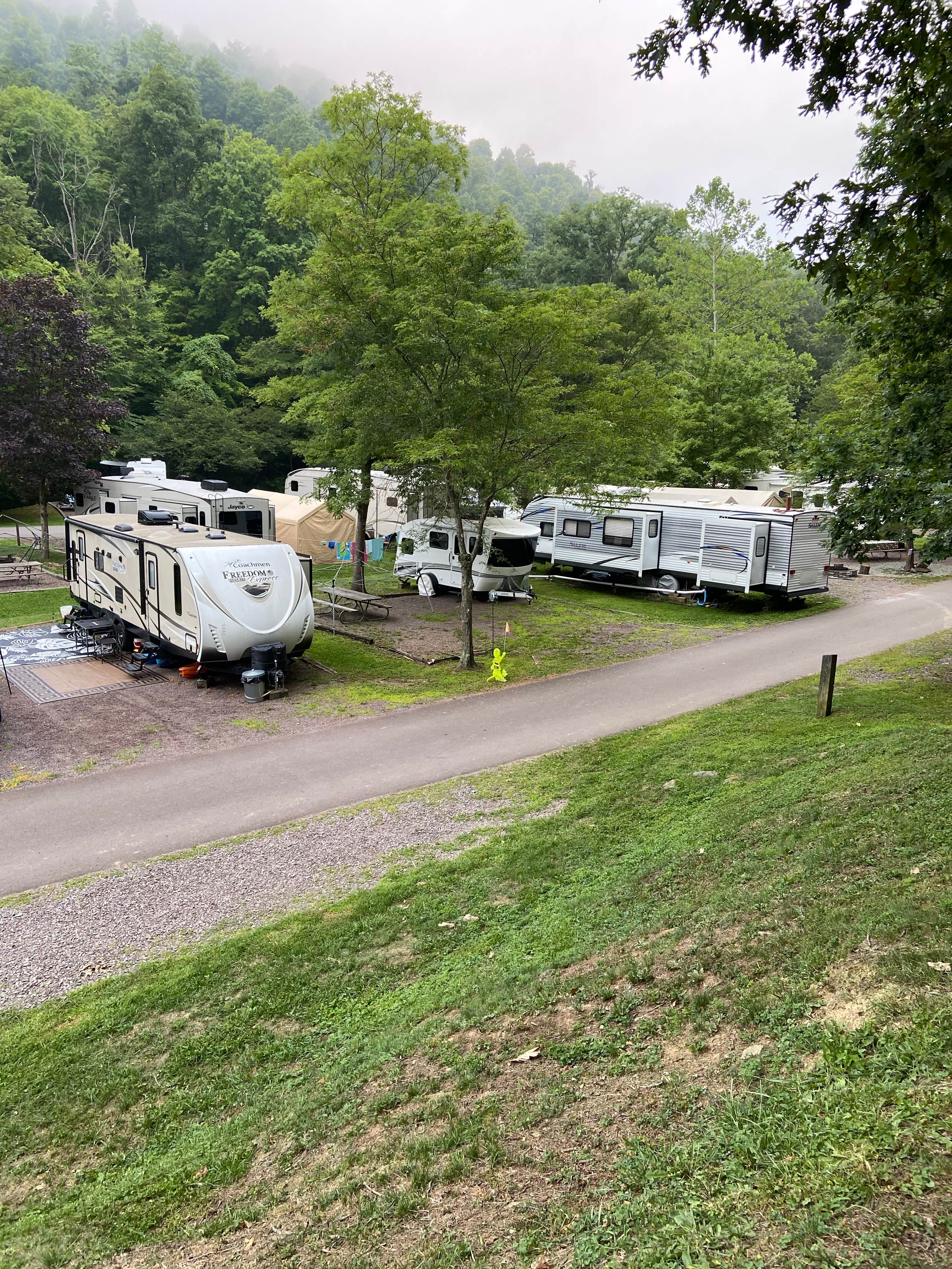 Laurel K.'s photo of rv camping at Yough Lake Campground at Tub Run near Friendsville, MD