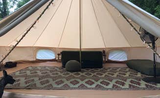 Farar R.'s photo at Large Bell Tent on the Kings River near Berryville, AR