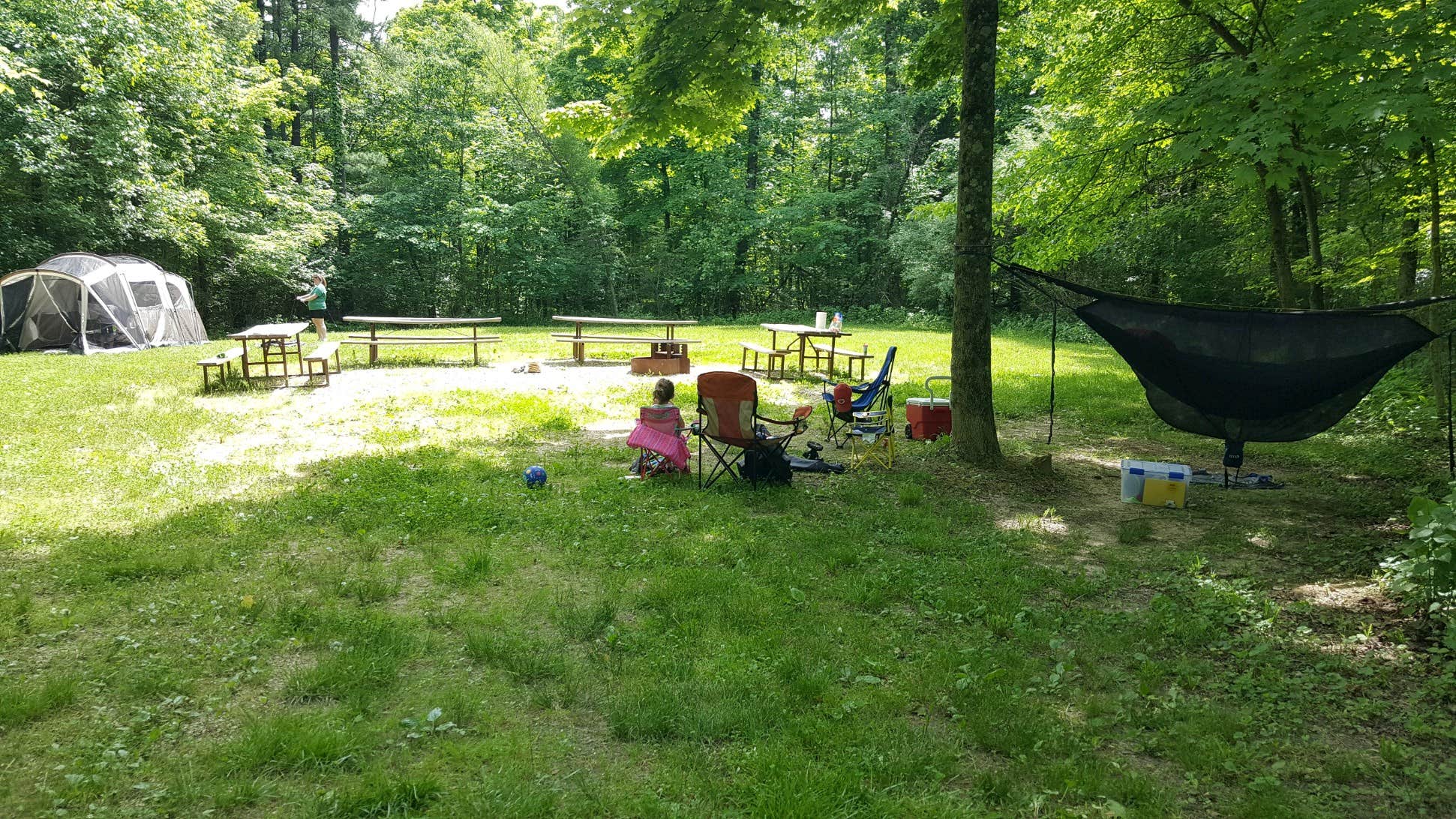 Kenpocentaur K.'s photo of tent camping at Dayton Metro Parks (Five Rivers Metroparks) near Greenville, OH