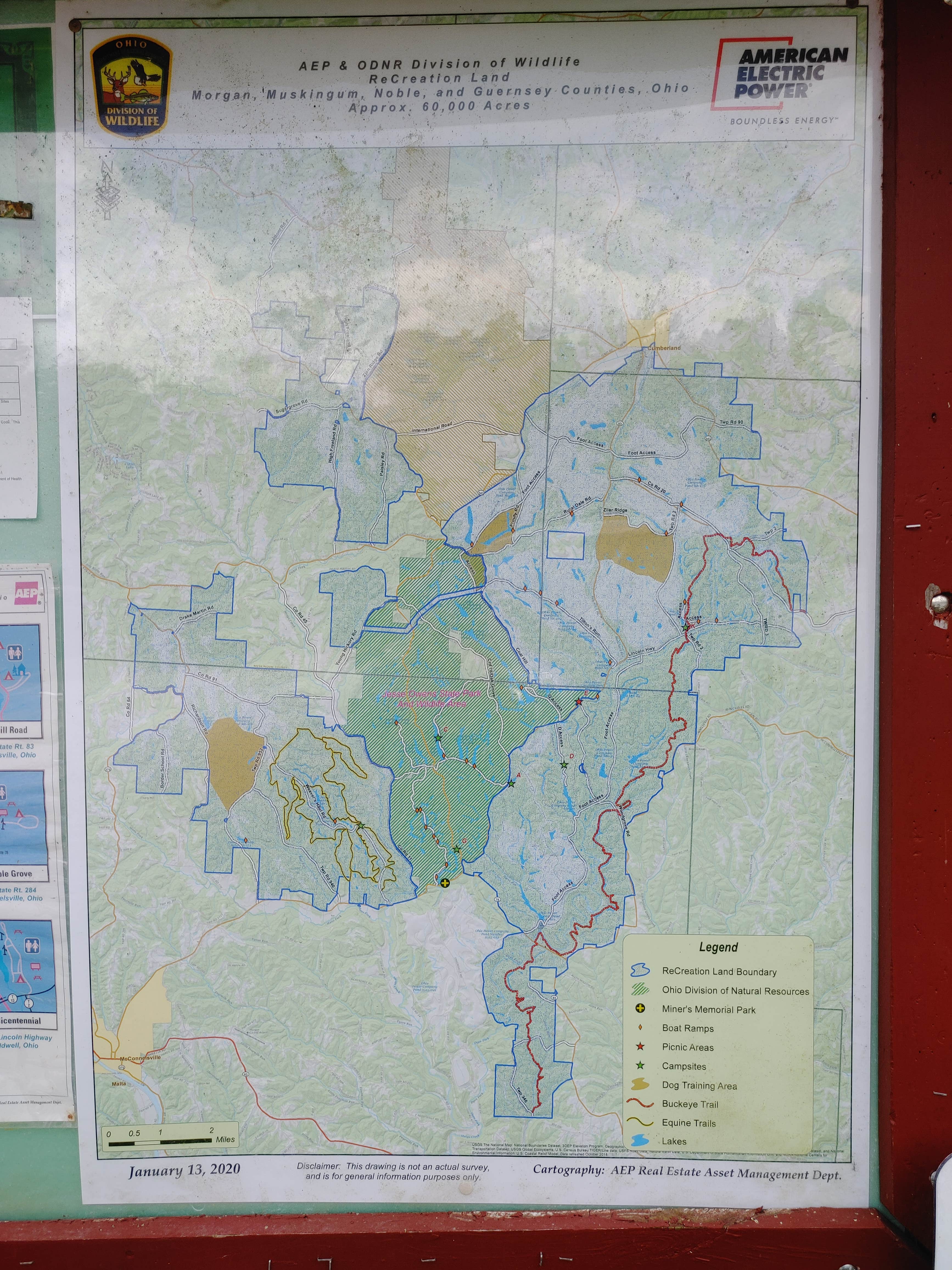 Aep Recreation Land Map Aep Recreation Campsite G On Paper Map Co Rd 5 Mcconnelsville Or 7580 St Rt 284 Camping The Dyrt