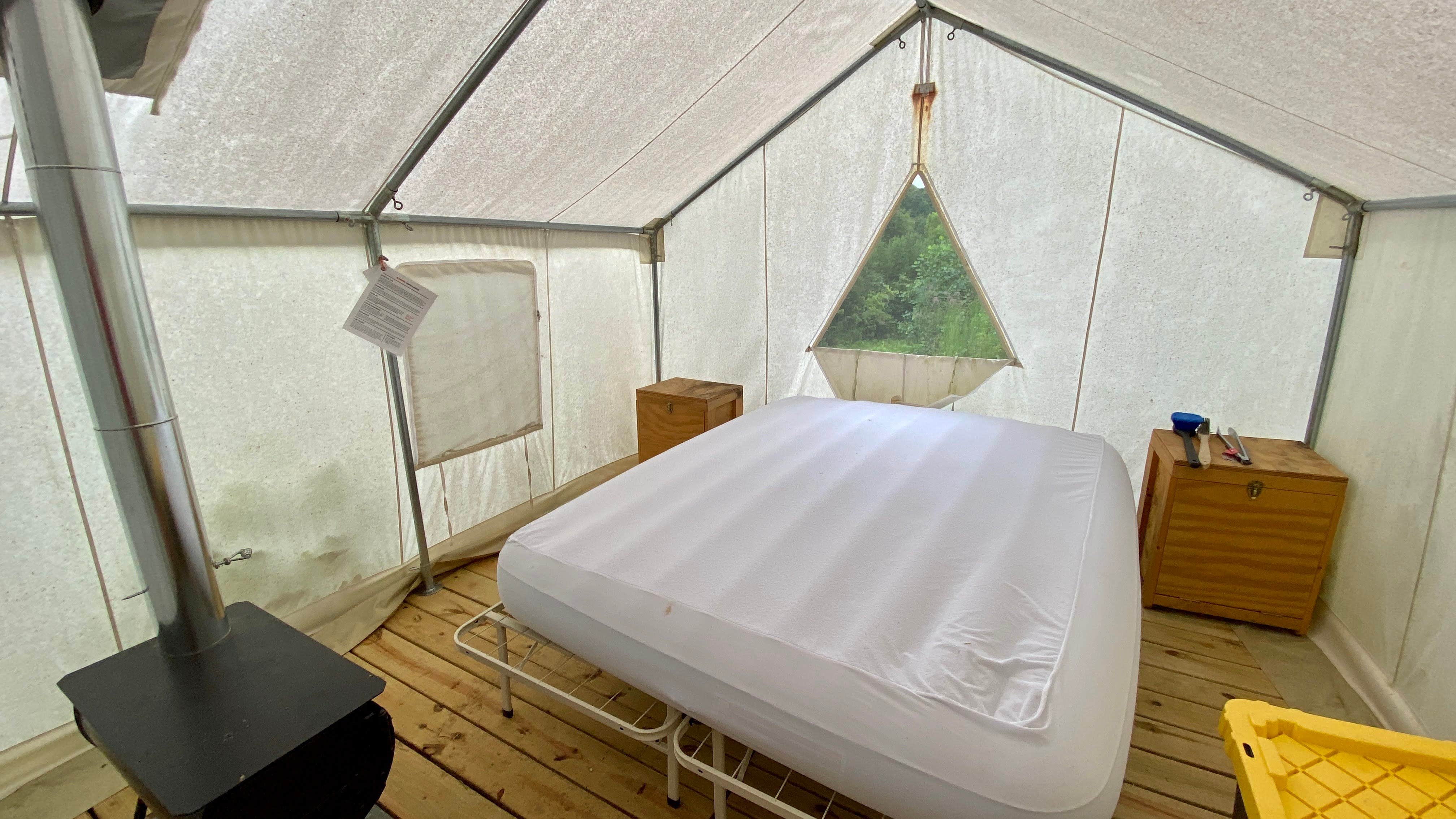 Katy S.'s photo of glamping accommodations at Happy Tales Campsite near Tryon, NC