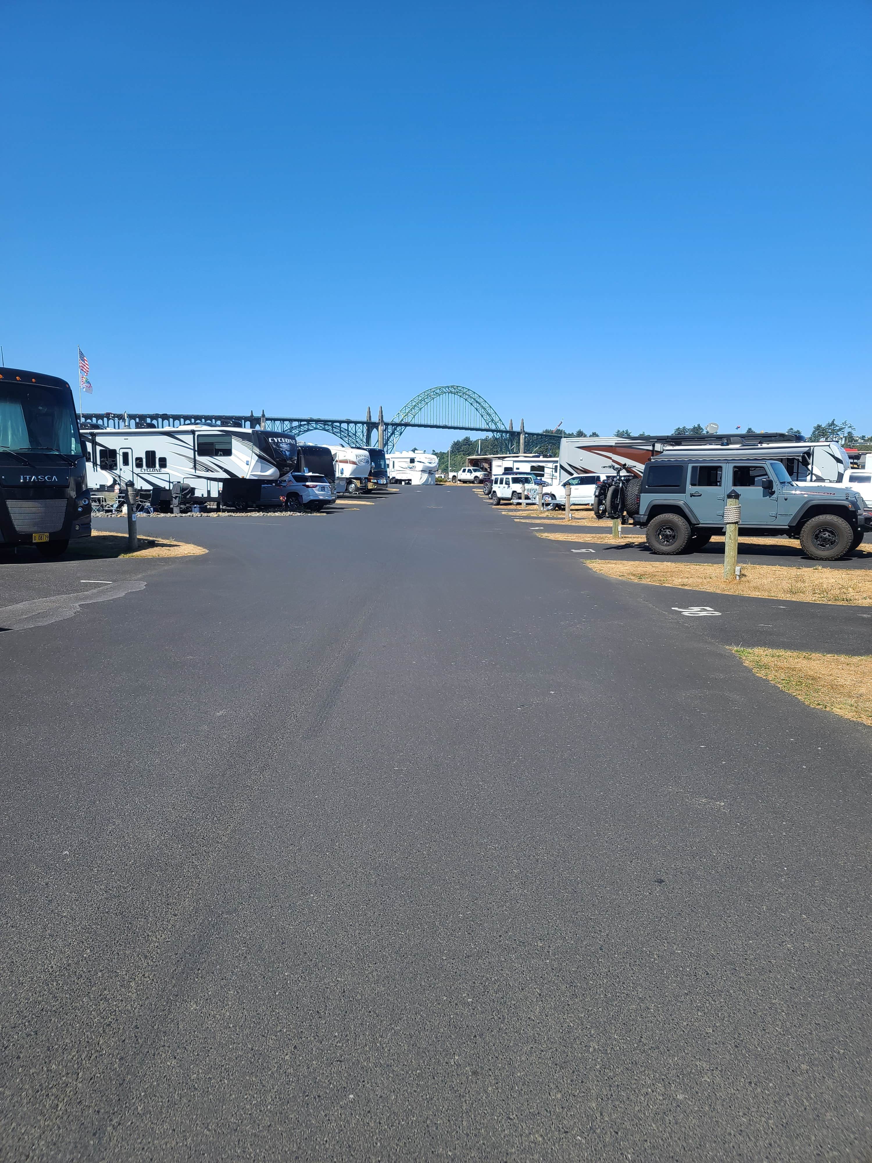 Brian P.'s photo of rv camping at Port of Newport RV Park & Marina near Newport, OR