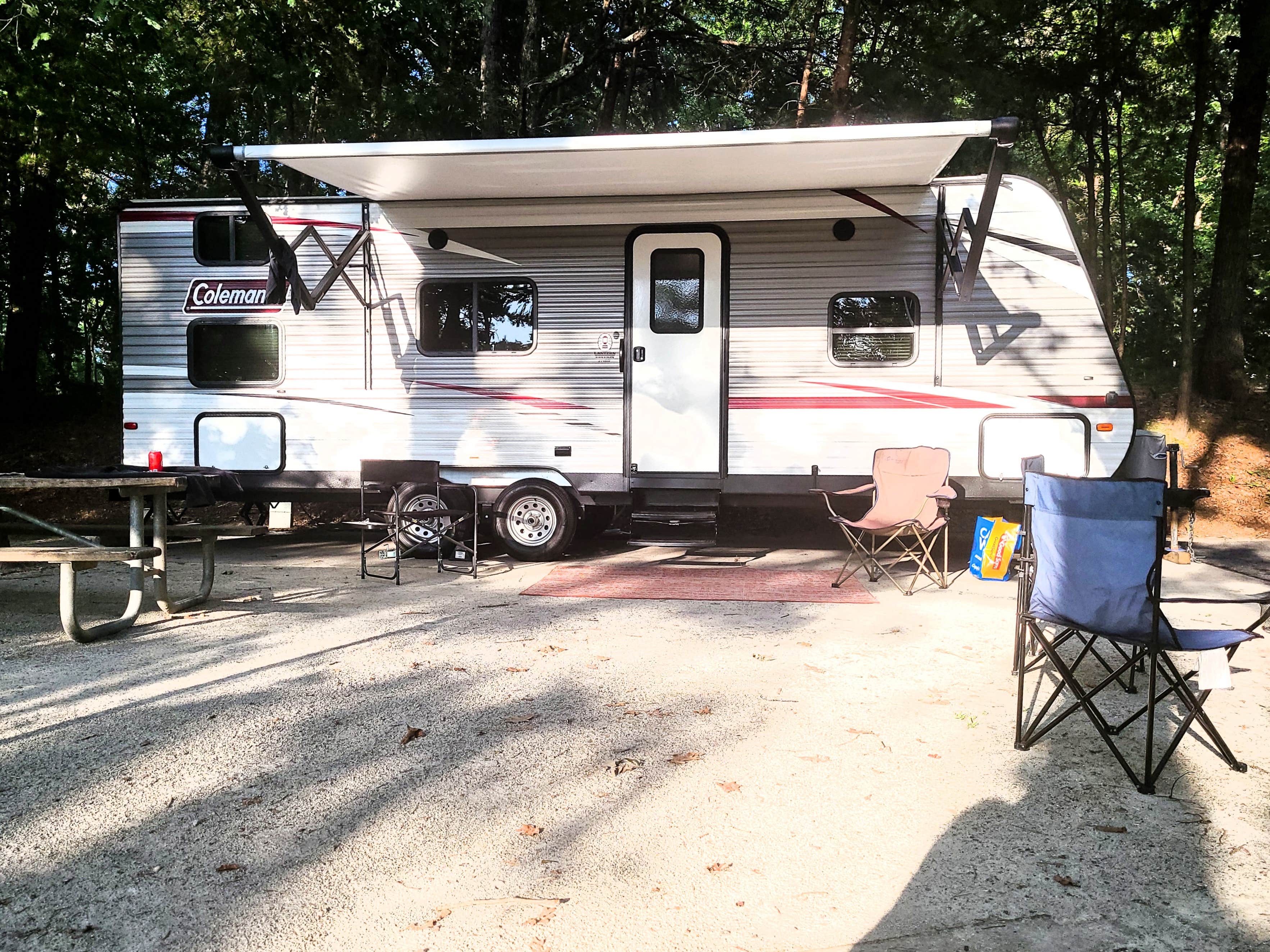 Tiffany B.'s photo of rv camping at Duckett Mill near Cumming, GA