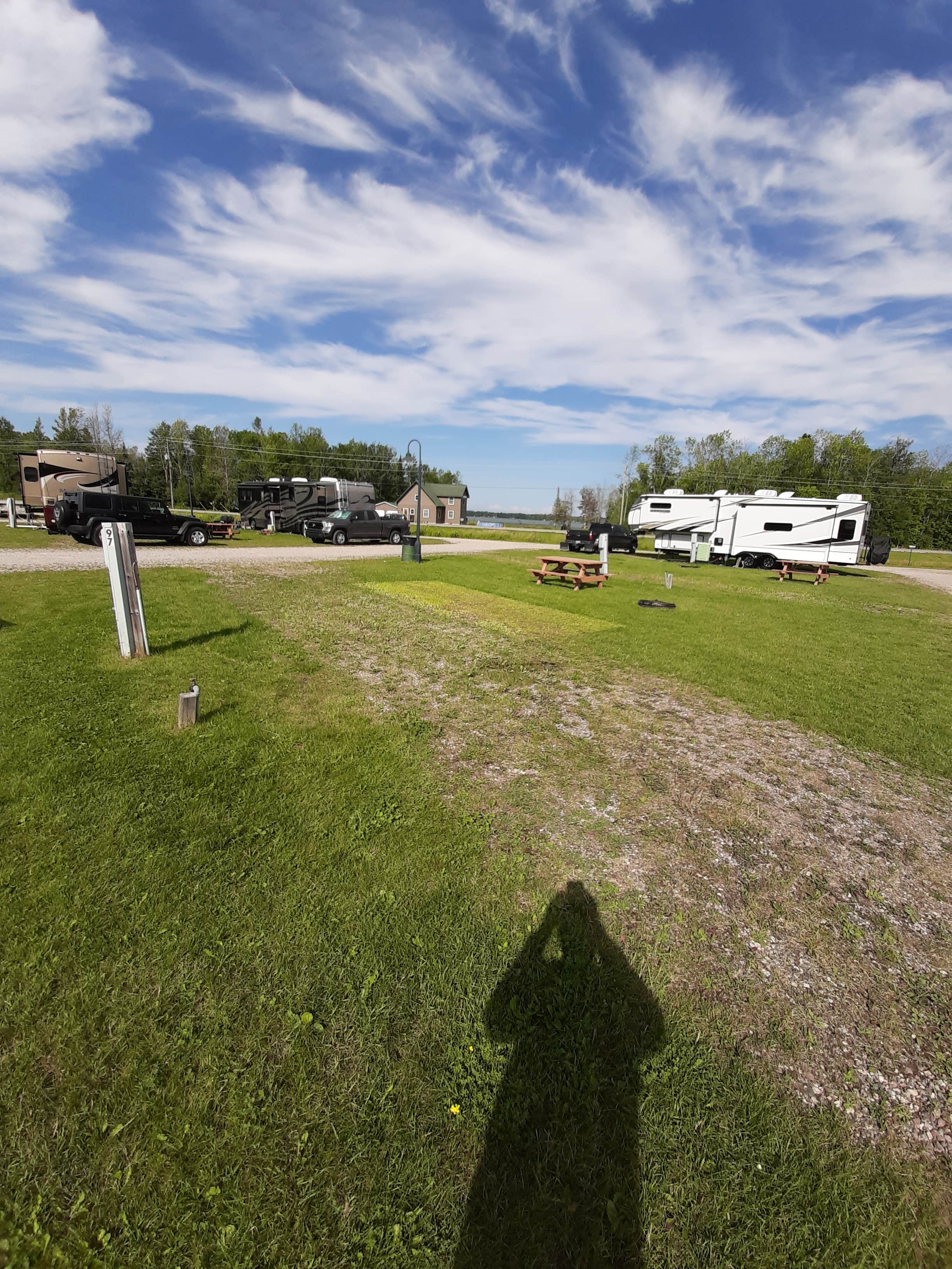 Master R.'s photo of rv camping at Bay Mills Casino RV Campground near Mackinac Island, MI