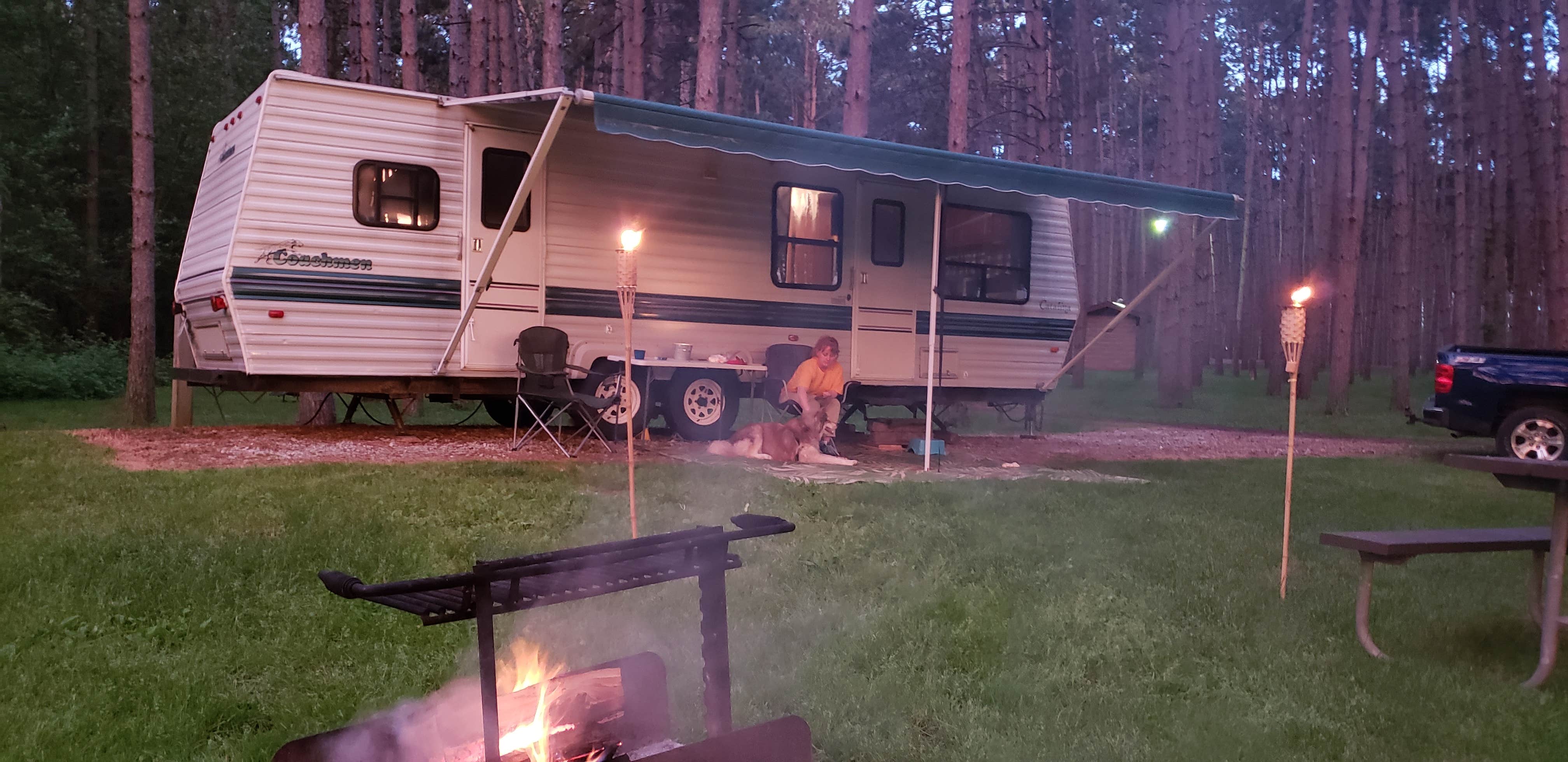 Jeremy K.'s photo of rv camping at Chief Keokuk Campground — Johnson-Sauk Trail State Recreation Area near Hanna City, IL