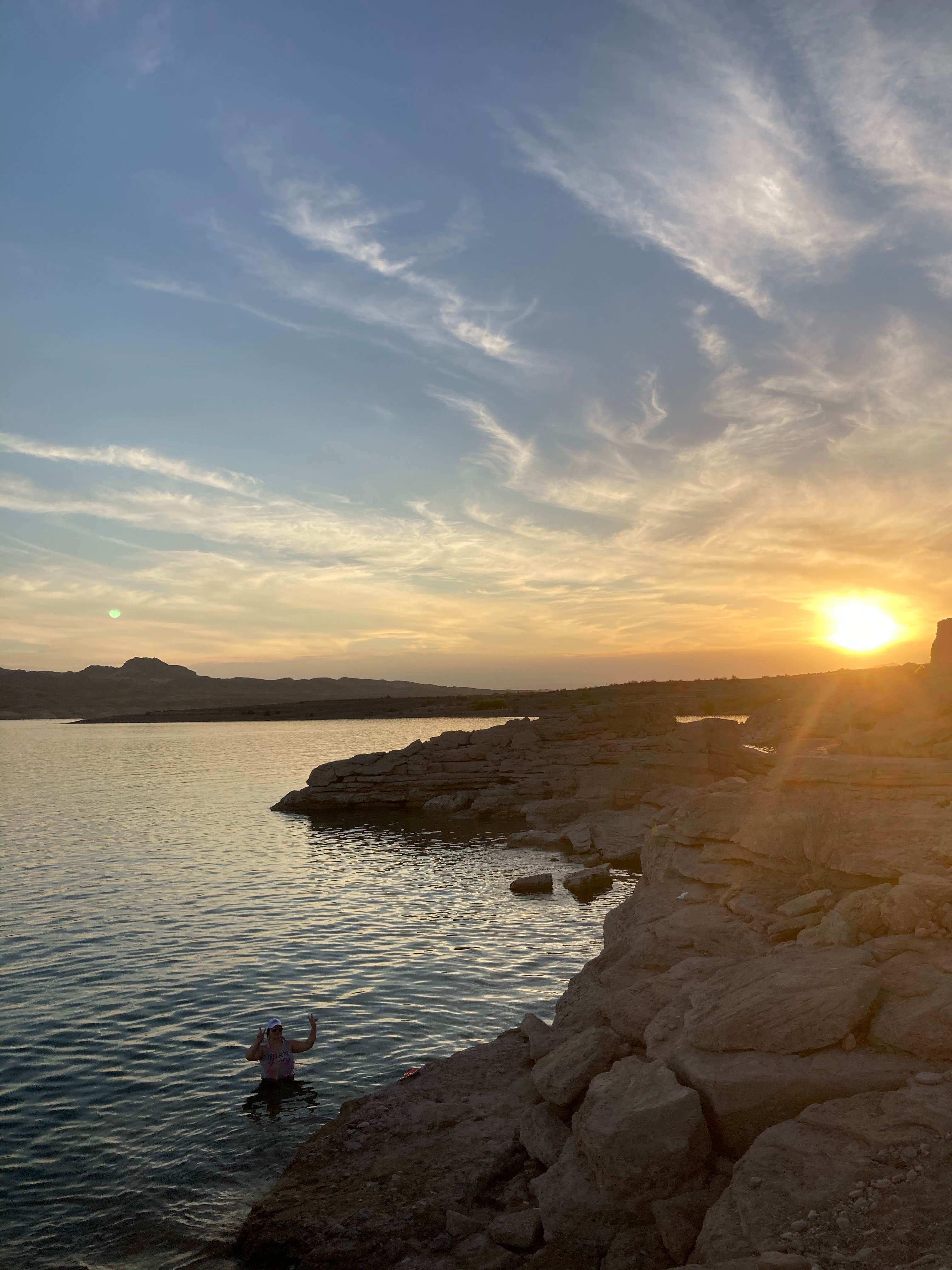 Overland Pioneer ⛺.'s photo of a dispersed camping area at Boxcar Cove Dispersed Camping — Lake Mead National Recreation Area near Sloan, NV