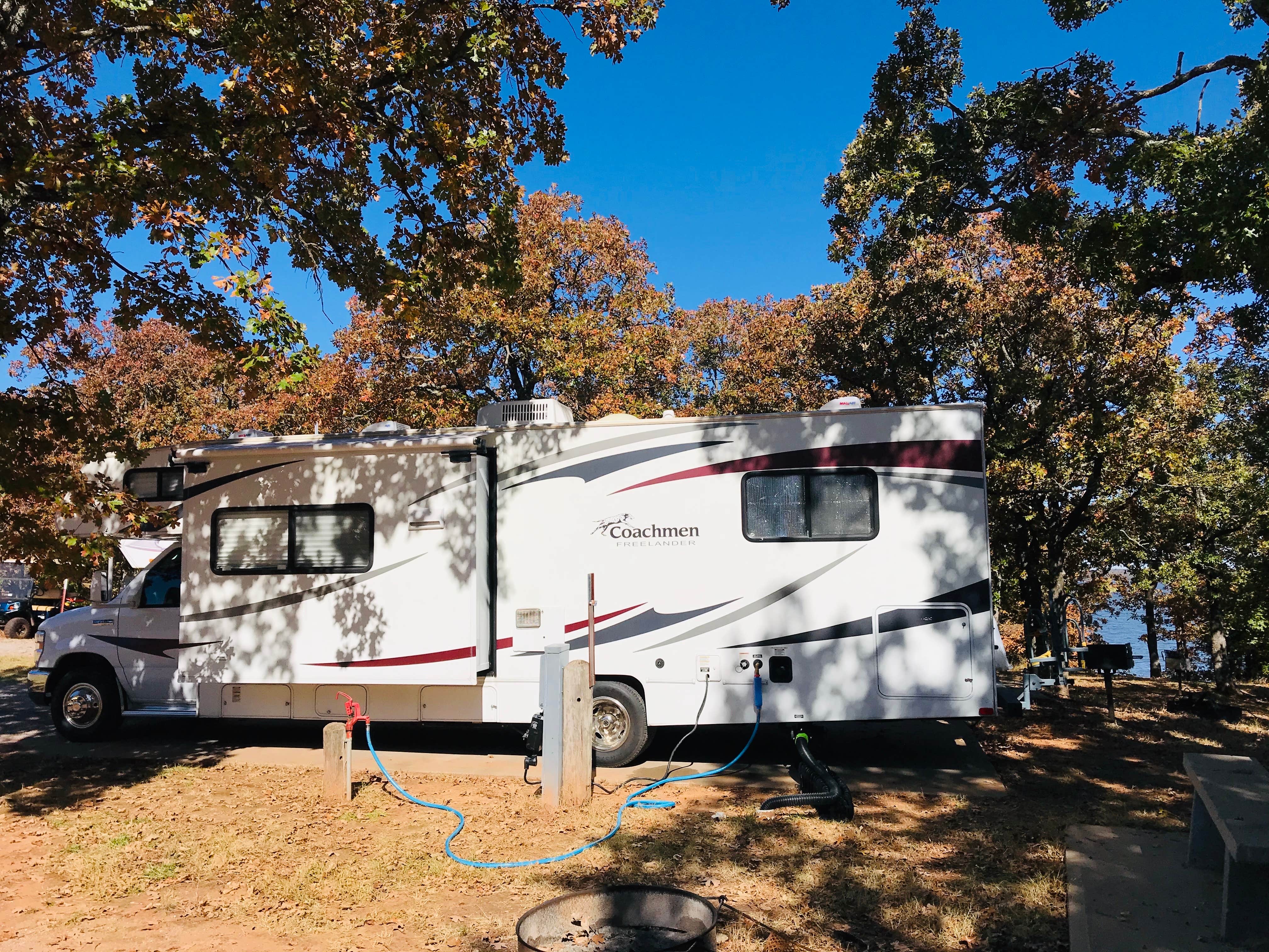 Kelly B.'s photo of rv camping at South Dam - Lake Thunderbird State Park near Purcell, OK