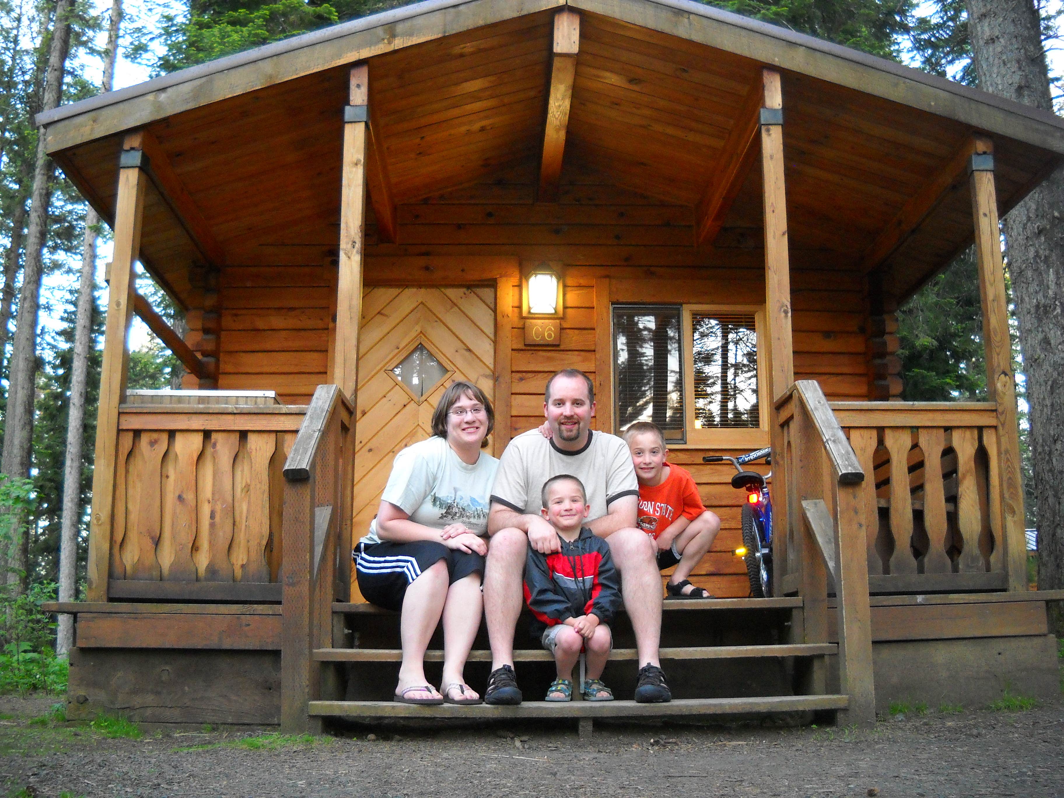 Denise  D.'s photo of a cabin at Emigrant Springs State Heritage Area near Lake Wallula