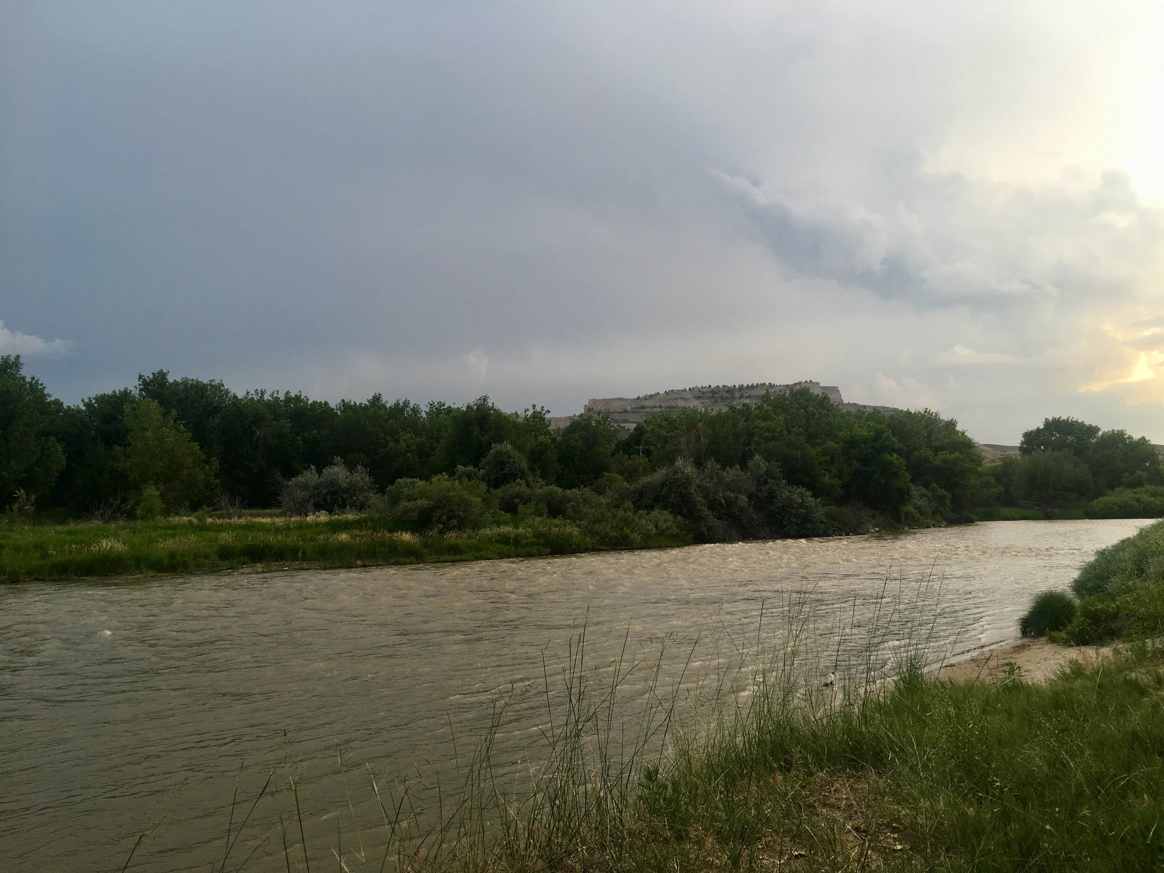 Camper-submitted photo at Riverside Park Campground near Scottsbluff, NE