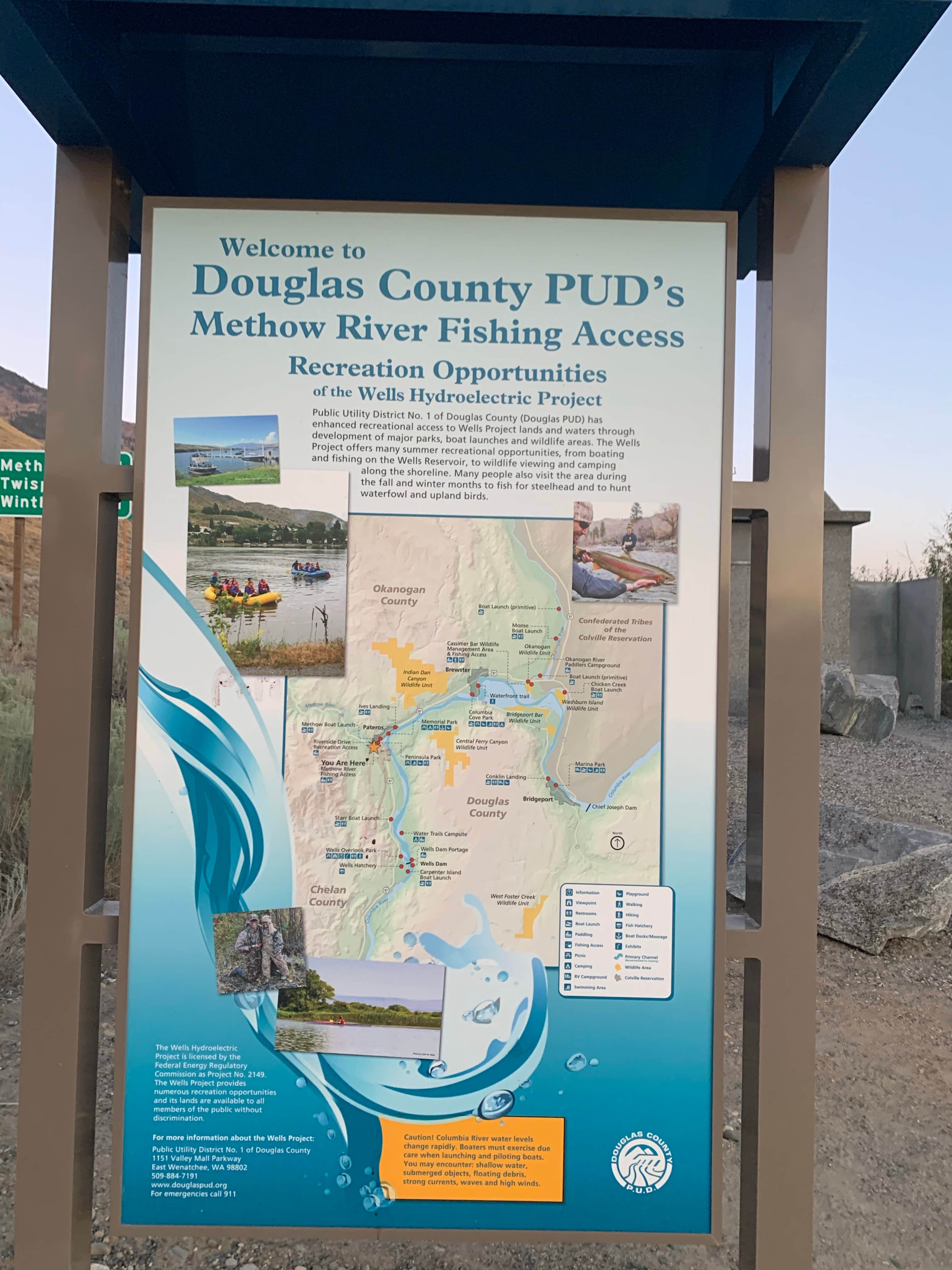 Camper-submitted photo at Methow River Fishing Access near Pateros, WA