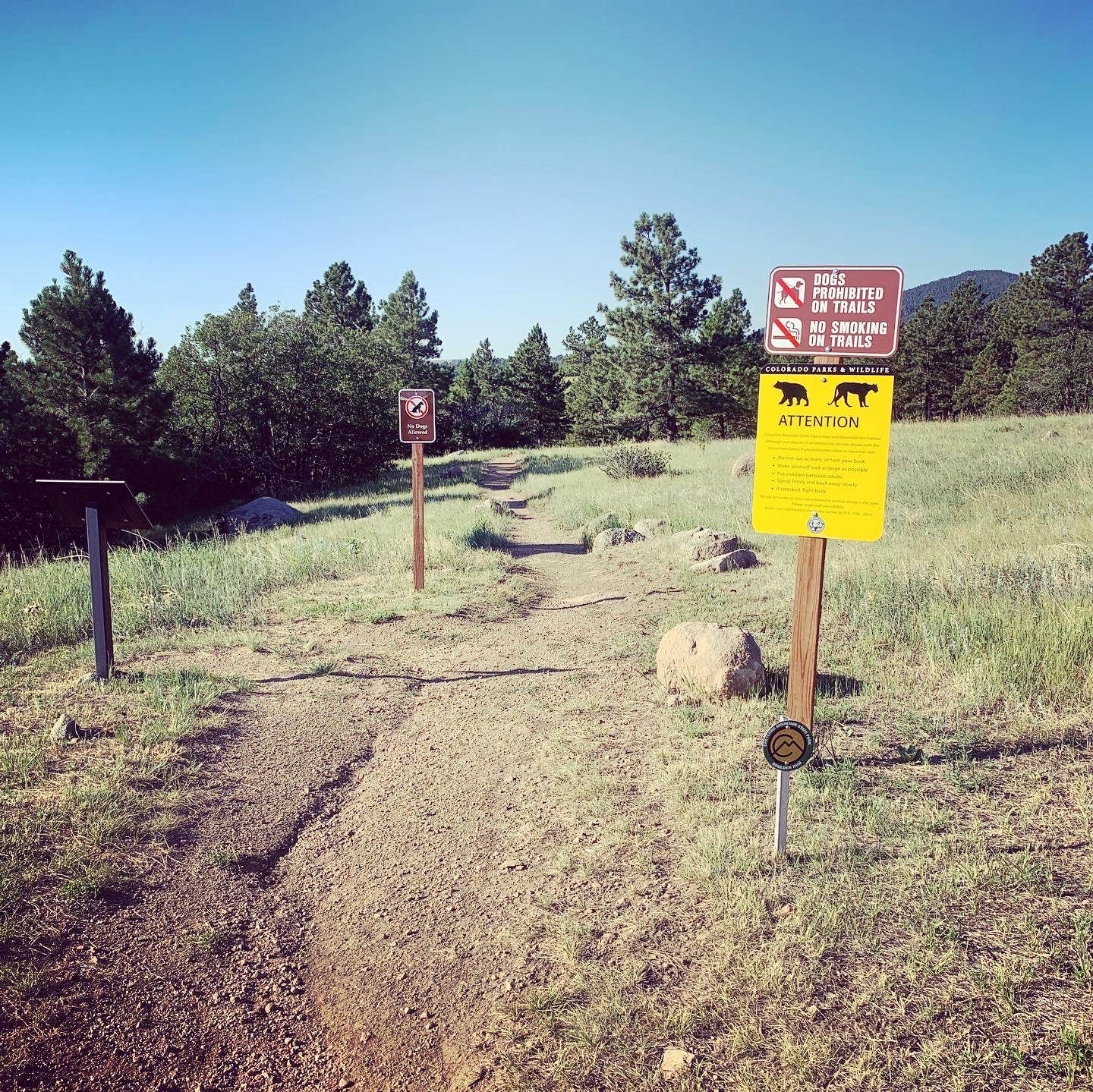 are dogs allowed at cheyenne mountain state park