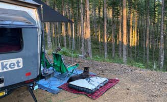 Sarah S.'s photo of a dispersed camping area at Dispersed Camping Near Pioneer-Indian Trail in Siuslaw National Forest near Wilsonville, OR