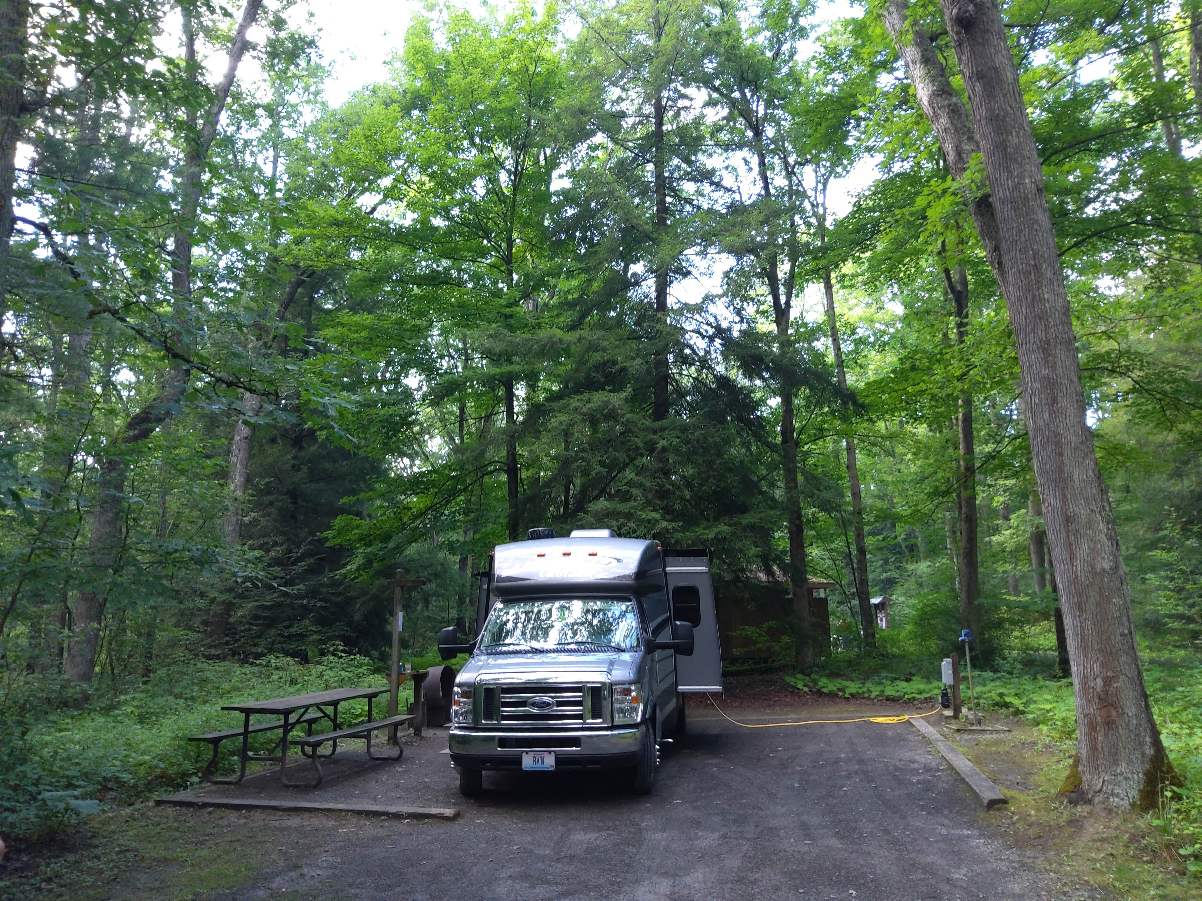 Gary P.'s photo of rv camping at Swallow Falls State Park Campground near Accident, MD