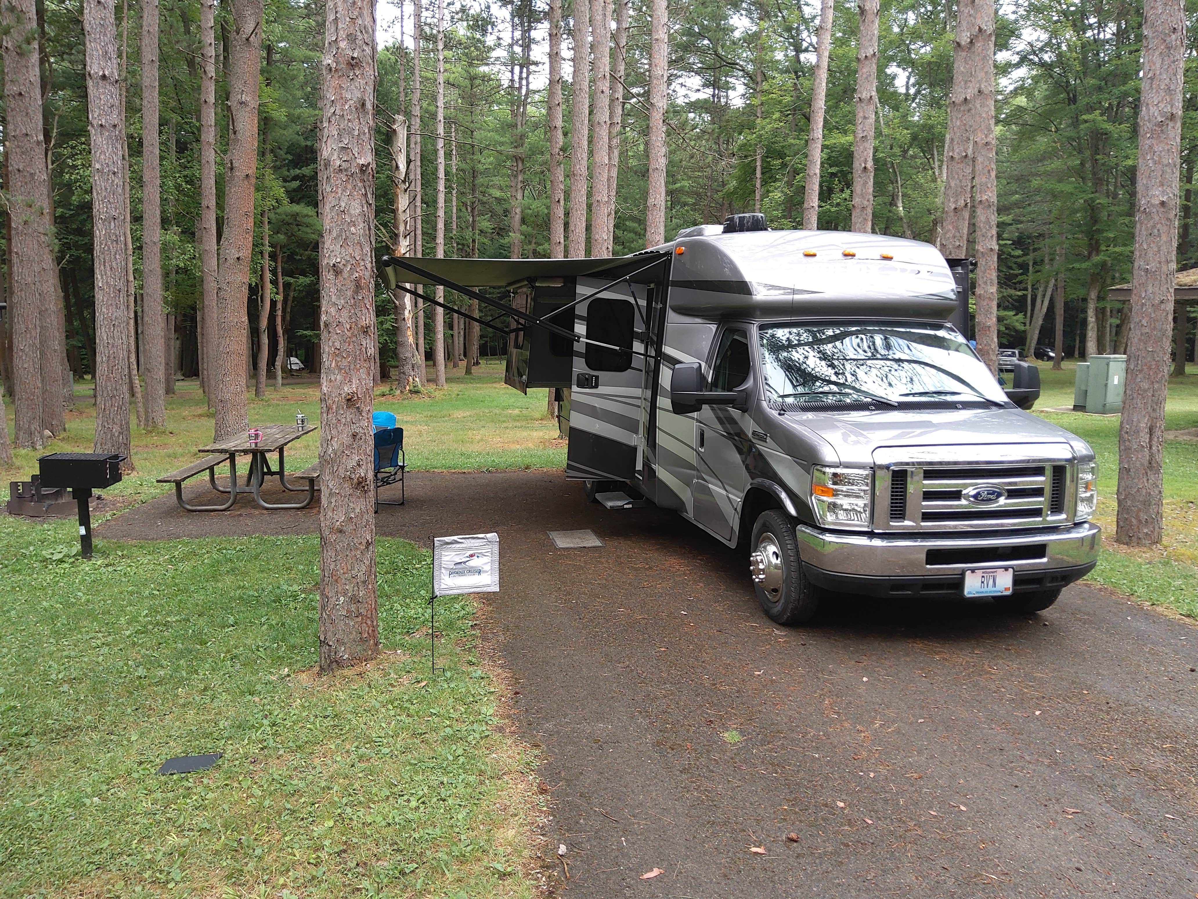 Gary P.'s photo of rv camping at Cook Forest State Park Campground & Cabins near Reno, PA