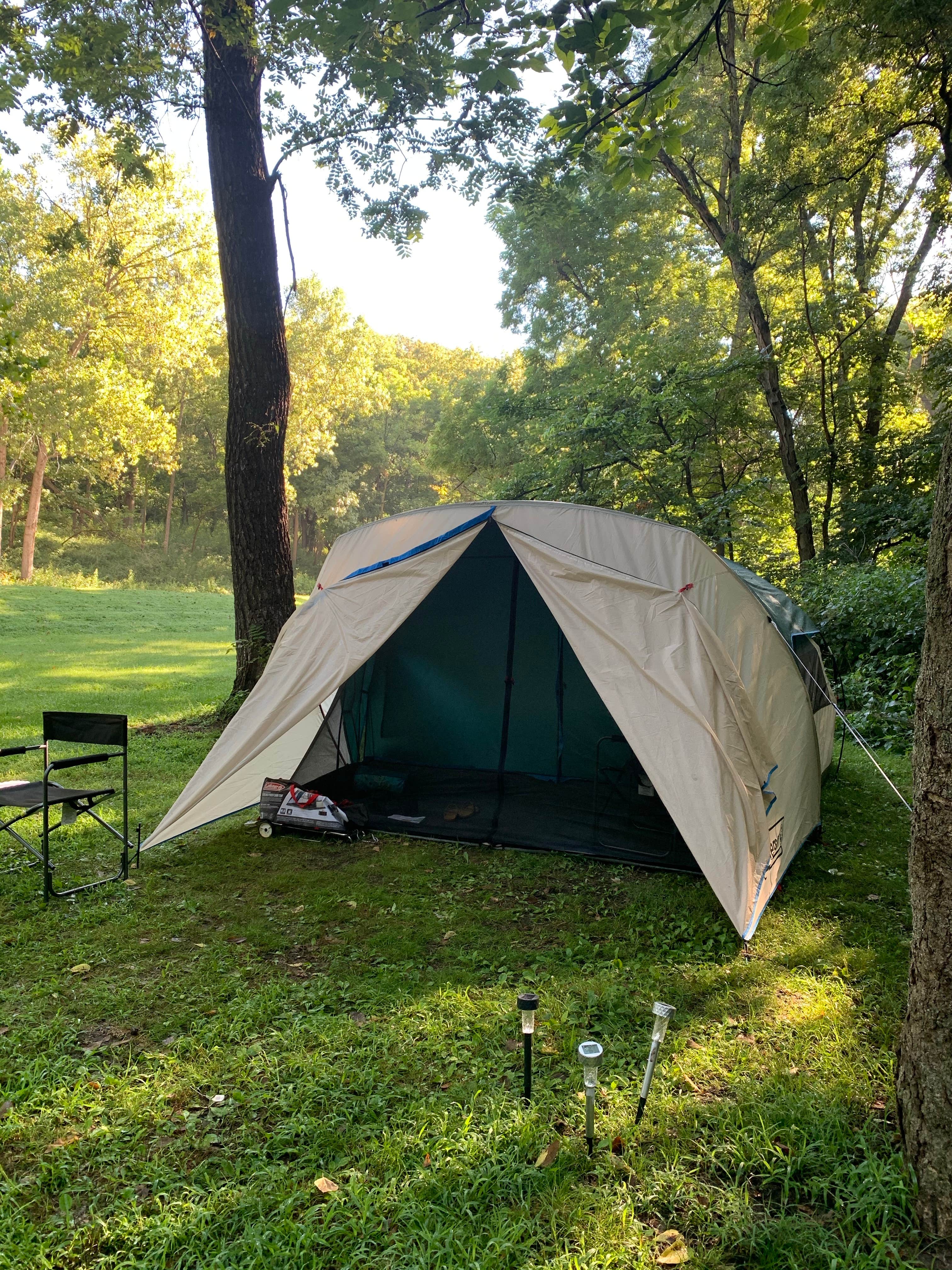Michelle V.'s photo at Hackberry Hollow Campground — Indian Cave State Park near Skidmore, MO