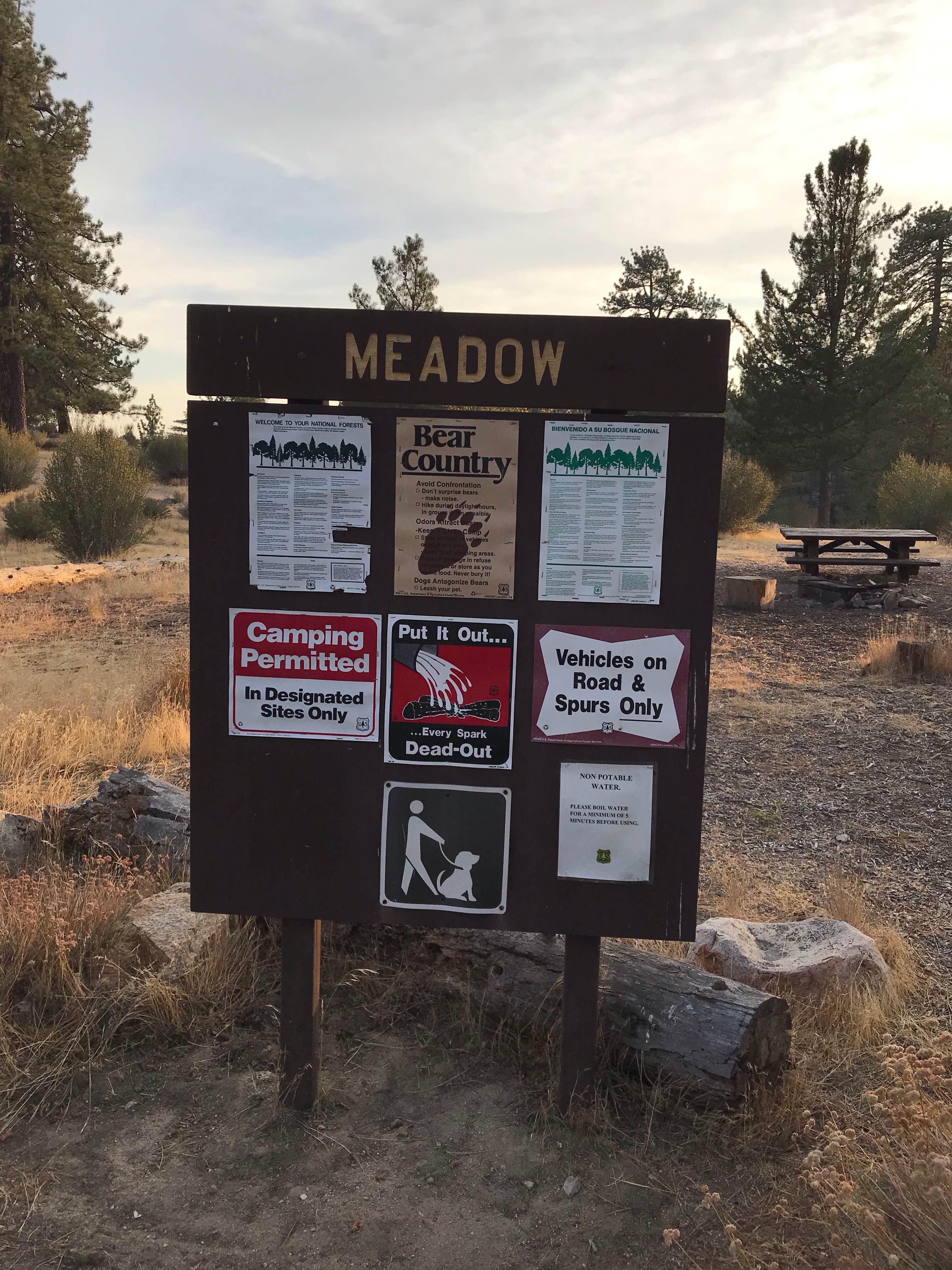 Camper-submitted photo at Angeles National Forest Meadow Group Campground near Angeles National Forest