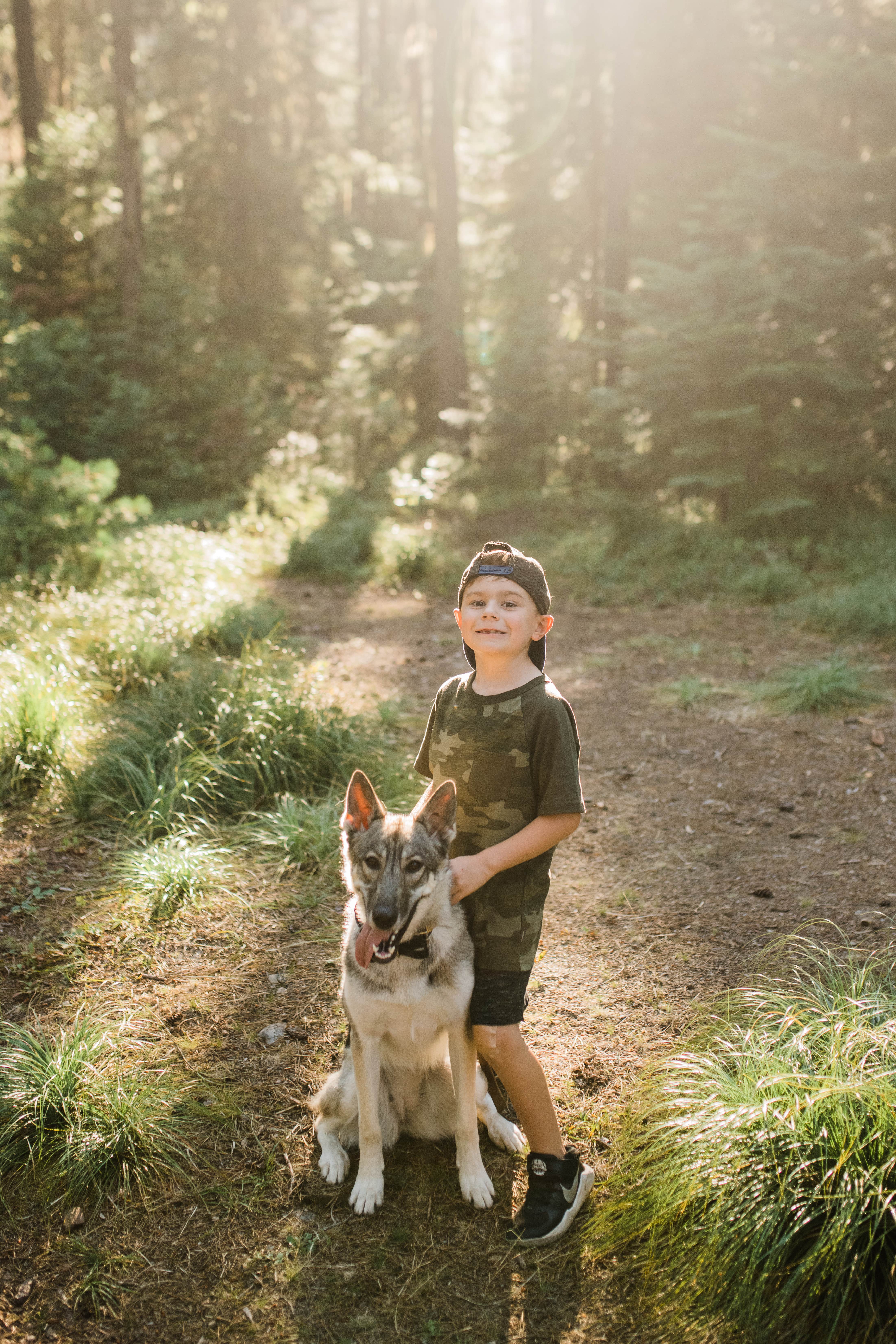 Tommy C.'s photo of camping with pets at Cabin City Campground (Mt) — Lolo National Forest near Wallace, ID