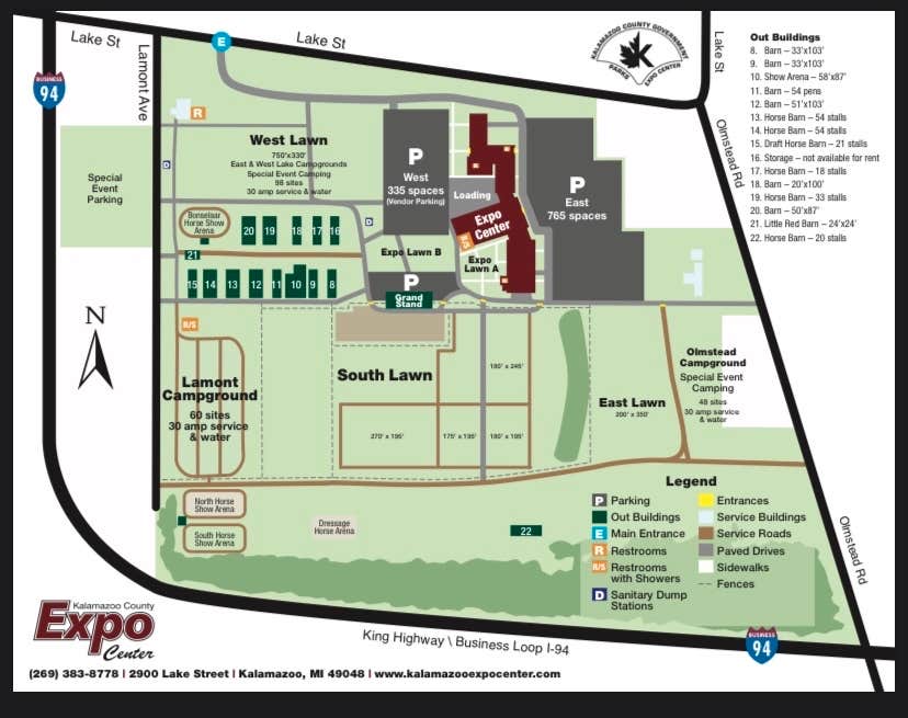 Kalamazoo County Expo Center The Dyrt