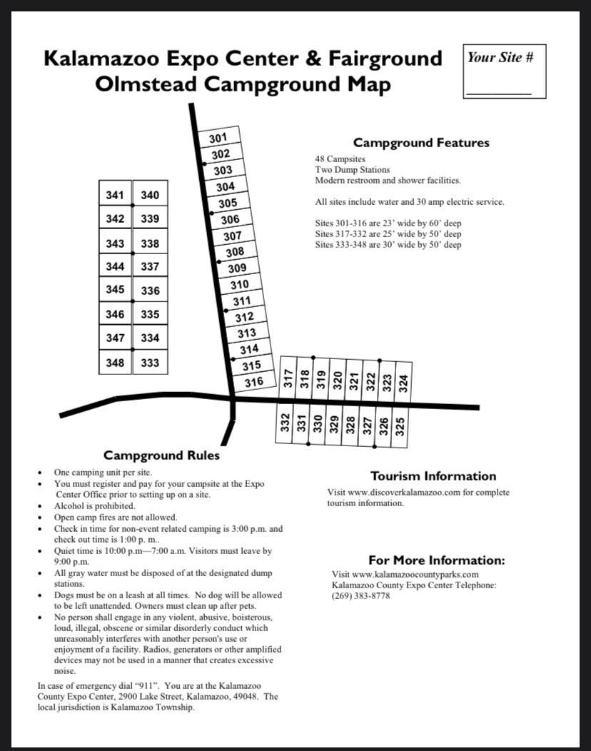 Camper-submitted photo at Kalamazoo County Expo Center near Mattawan, MI