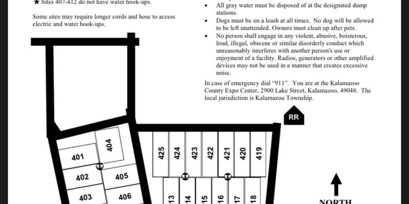 Camper submitted image from Kalamazoo County Expo Center