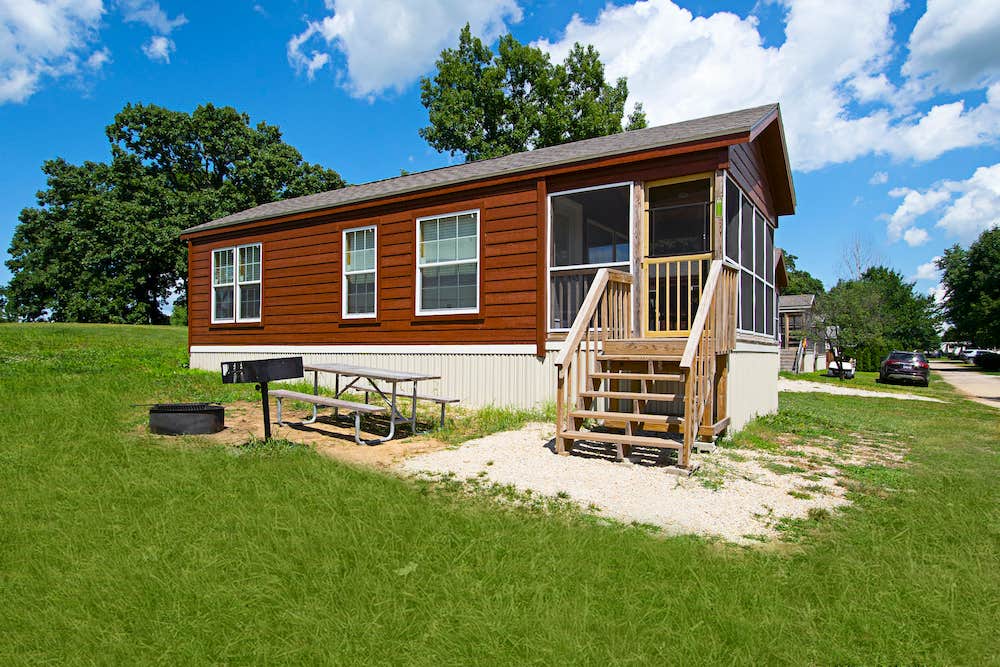 The Dyrt's photo of a cabin at O'Connell's RV Campground near Princeton, IL