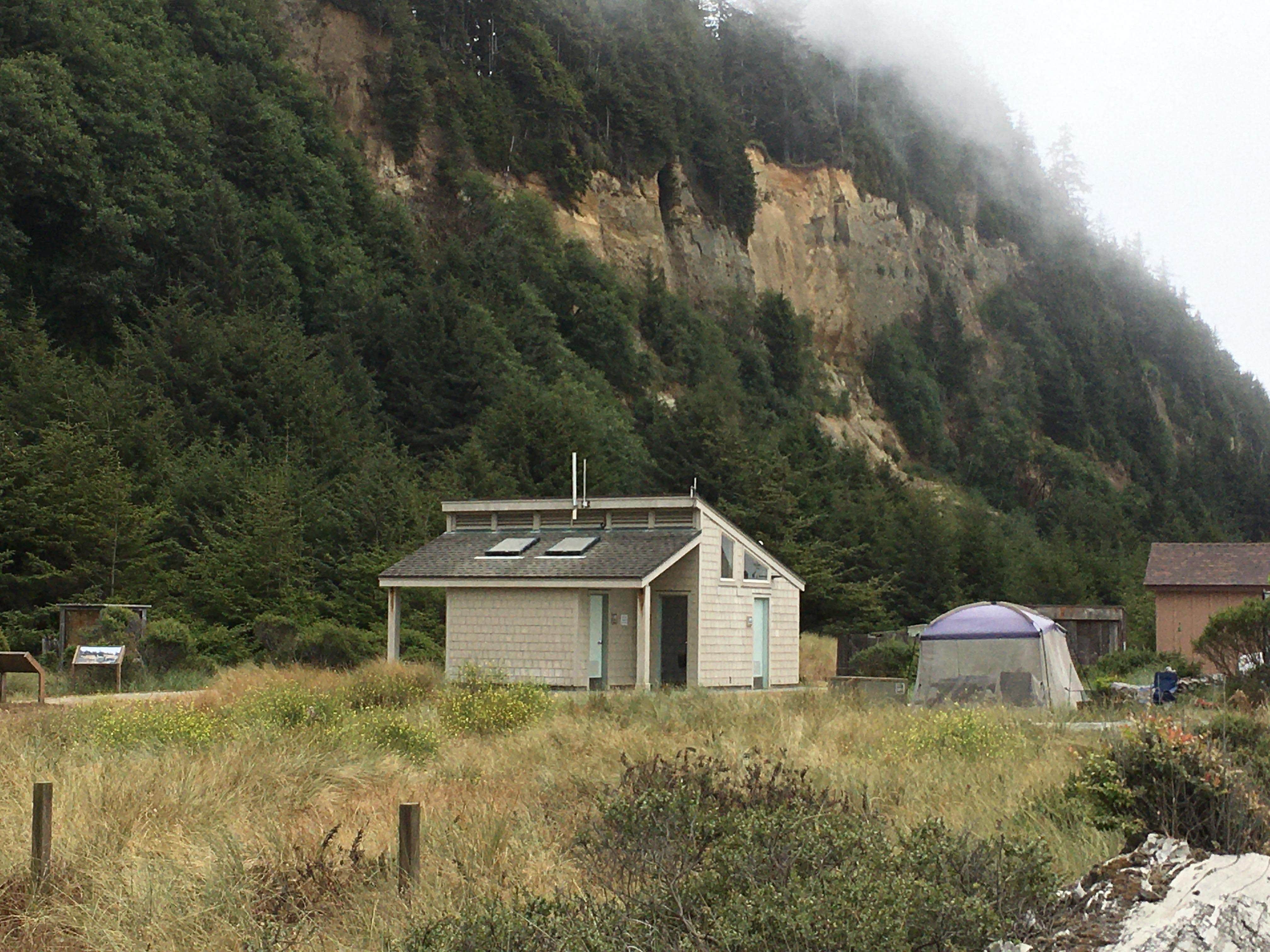 Camper-submitted photo at Gold Bluffs Beach Campground — Prairie Creek Redwoods State Park near Klamath, CA
