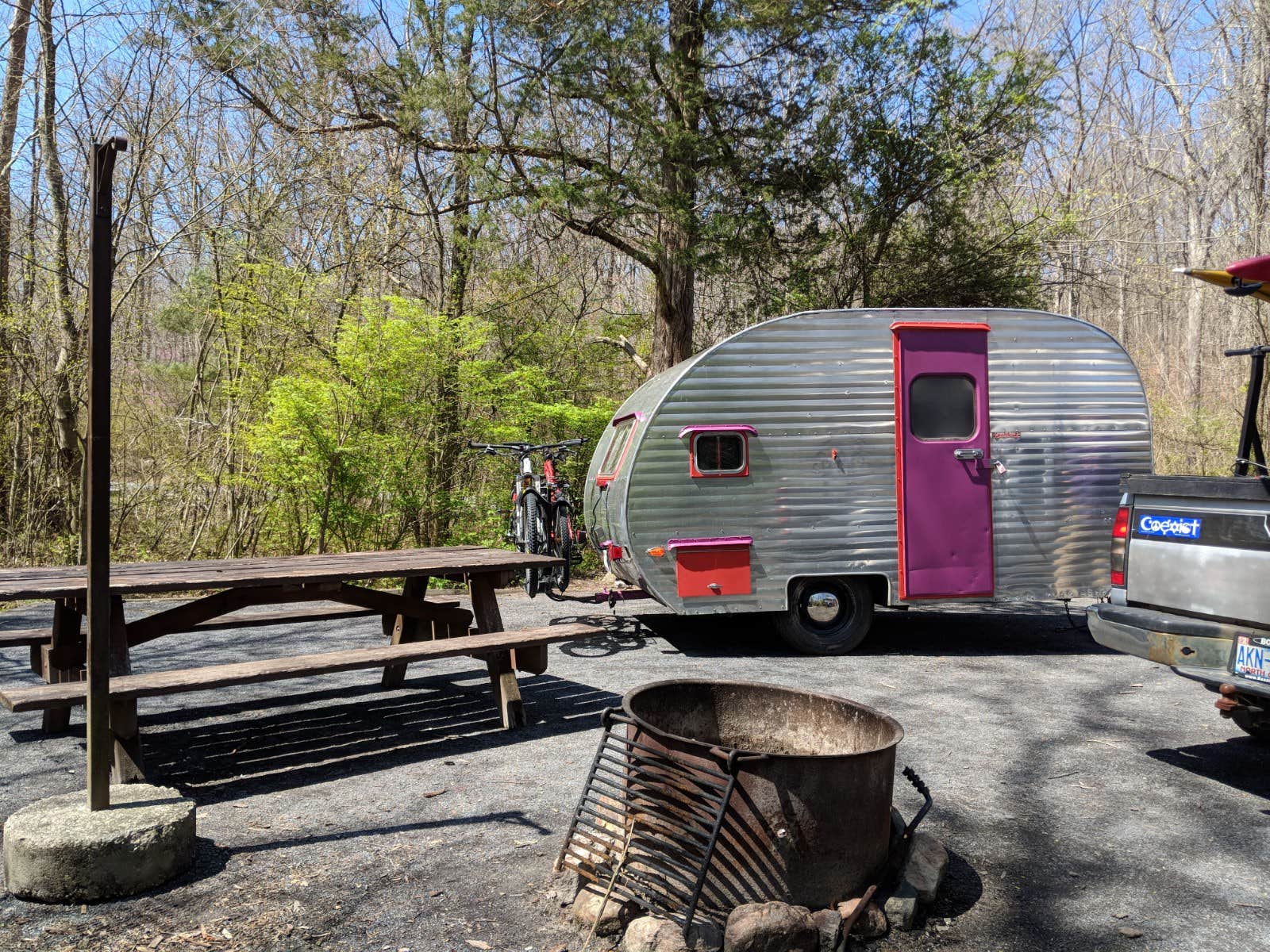 Shari  G.'s photo of rv camping at Elizabeth Furnace Campground near Middletown, VA