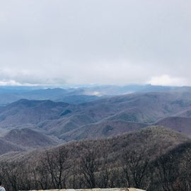 View from Wayah Bald Fire Tower 