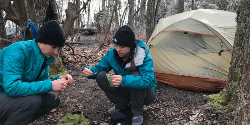 Camper submitted image from Wayah Bald Shelter