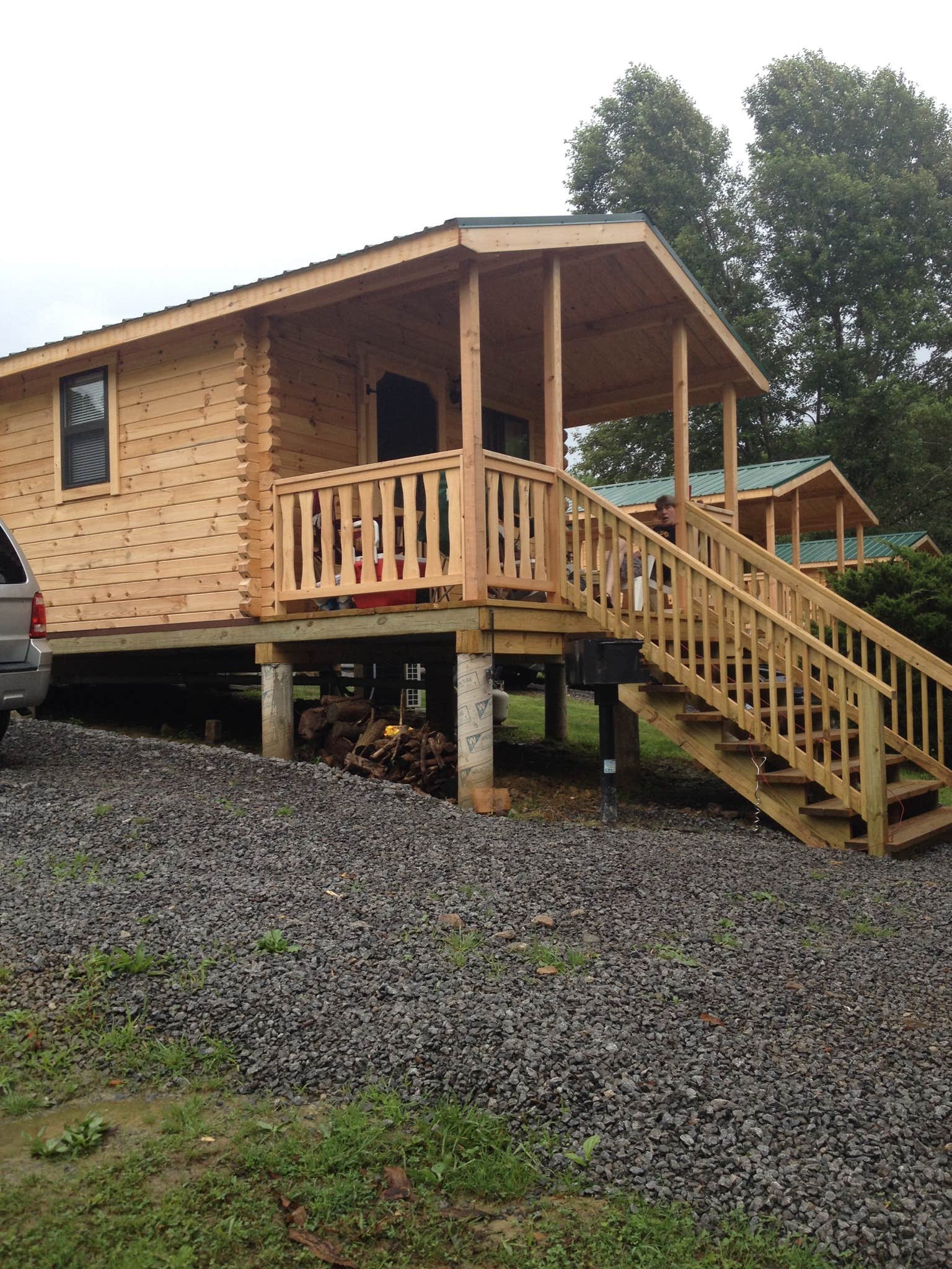 Joan K.'s photo of a cabin at Rose Point Park Cabins & Camping near Slippery Rock, PA
