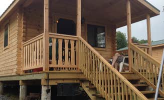 Joan K.'s photo of glamping accommodations at Rose Point Park Cabins & Camping near New Castle, PA