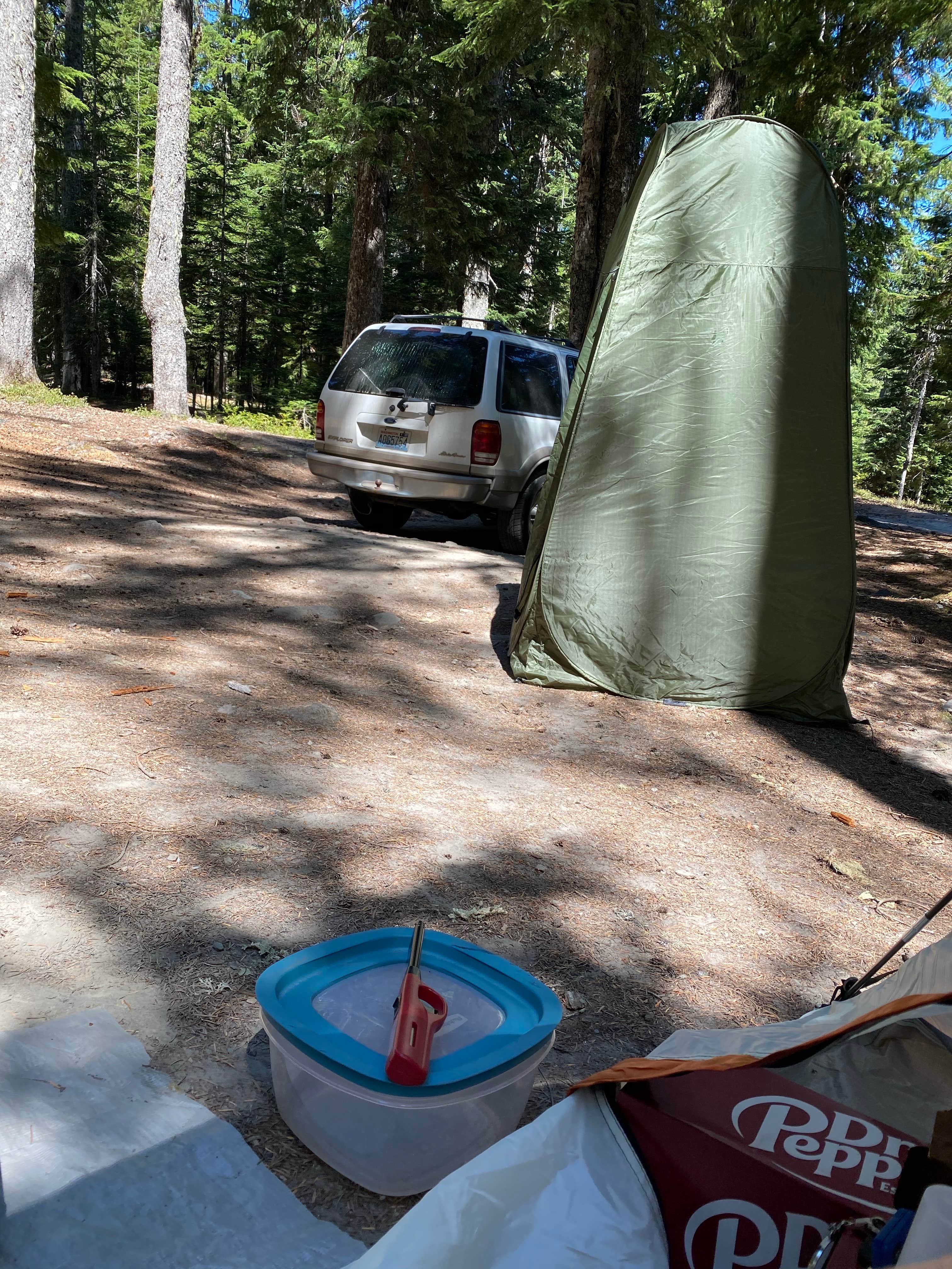 Patsy P.'s photo of a dispersed camping area at Mount St. Helens Dispersed Camping near St. Helens, OR