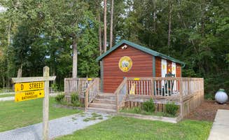 Jen B.'s photo of a cabin at New Bern KOA Holiday near Richlands, NC
