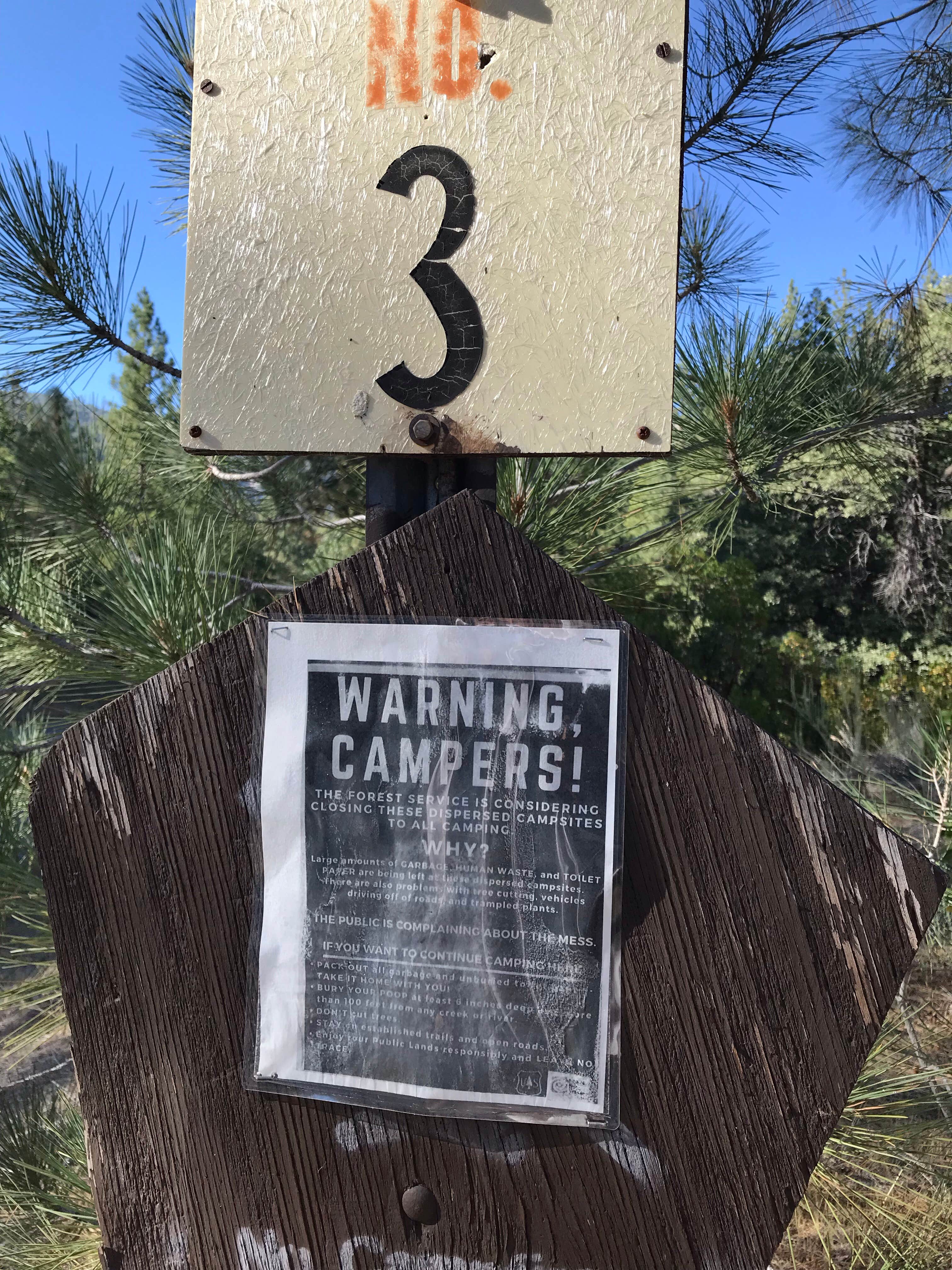 Camper submitted image from Camping area No. 3 (dispersed) - 3