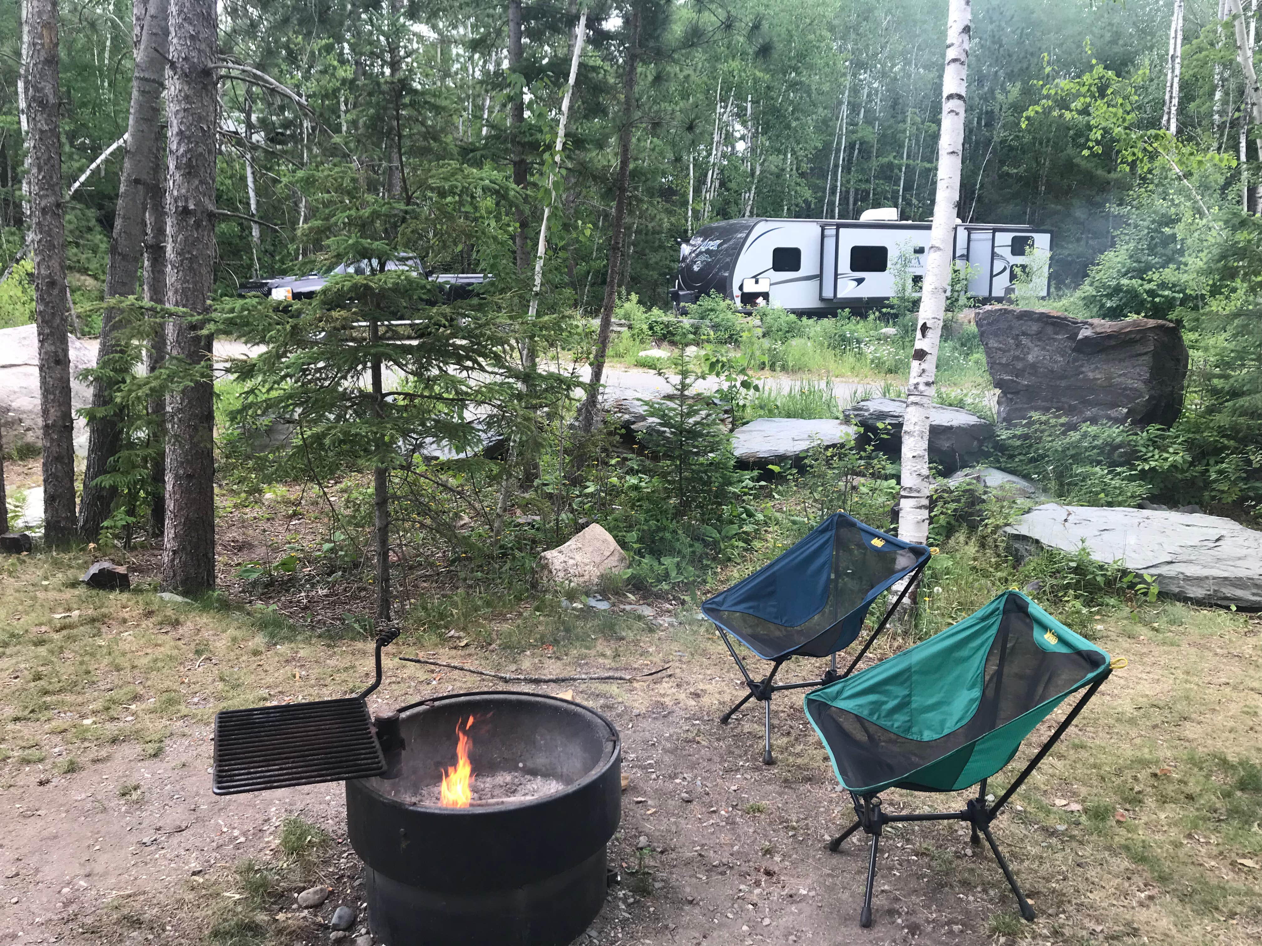 Joanna B.'s photo of rv camping at Lake Vermillion - Soudan Mine State Park Campsites — Lake Vermilion-Soudan Underground Mine State Park near Ely, MN