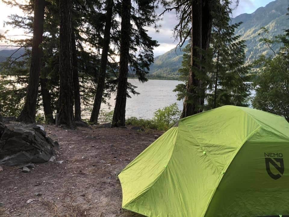 Tina T.'s photo of tent camping at Glacier View Campground near Wenatchee, WA