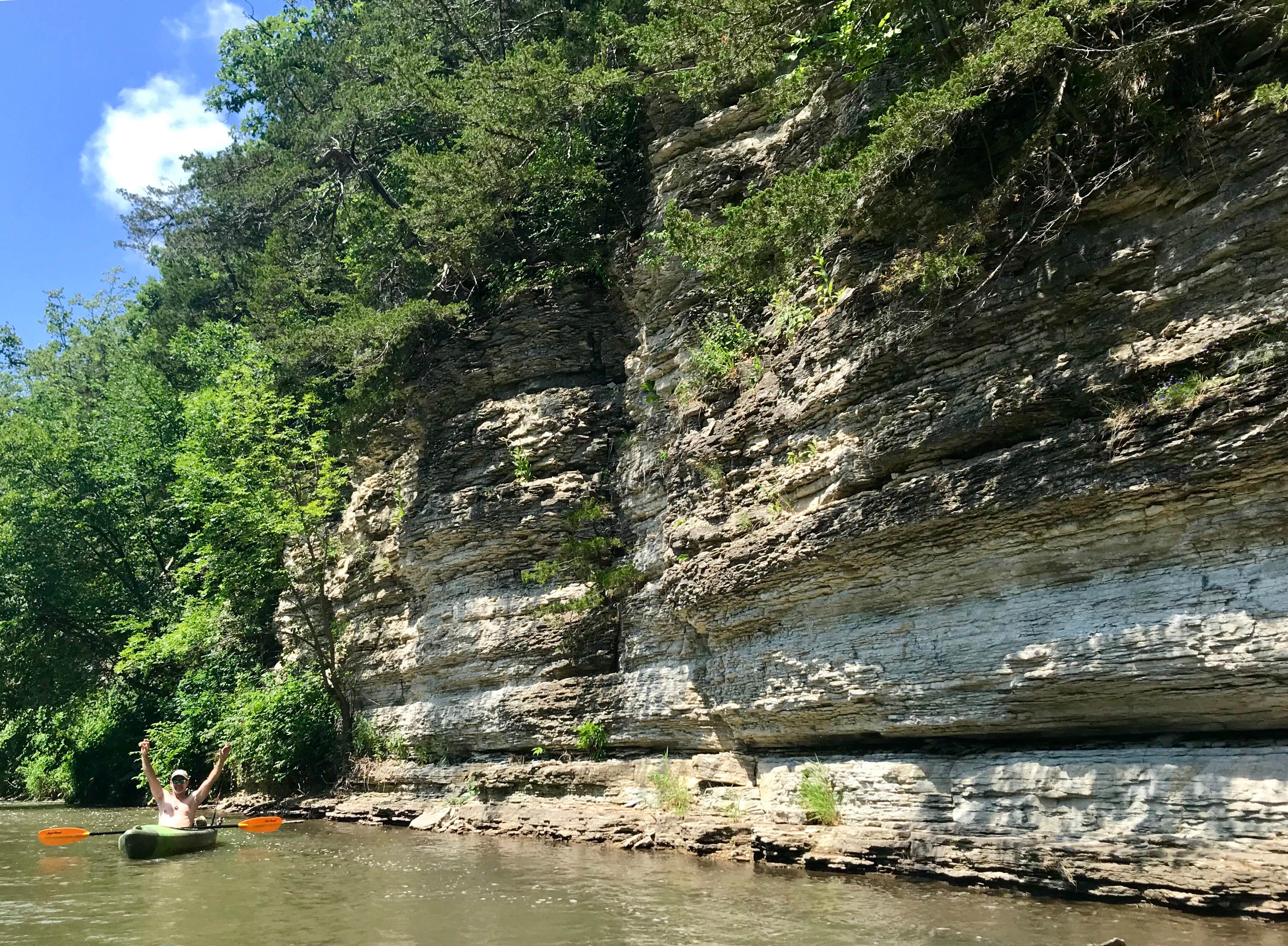 Camper-submitted photo at Bluff Hollow on Root River near Marion, MN