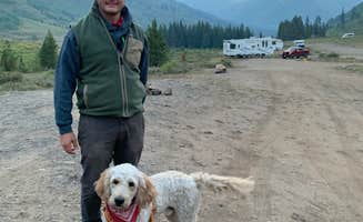 Riley F.'s photo of camping with pets at Slate River Road Designated Dispersed - DISPERSED NO LONGER ALLOWED near Curecanti National Recreation Area