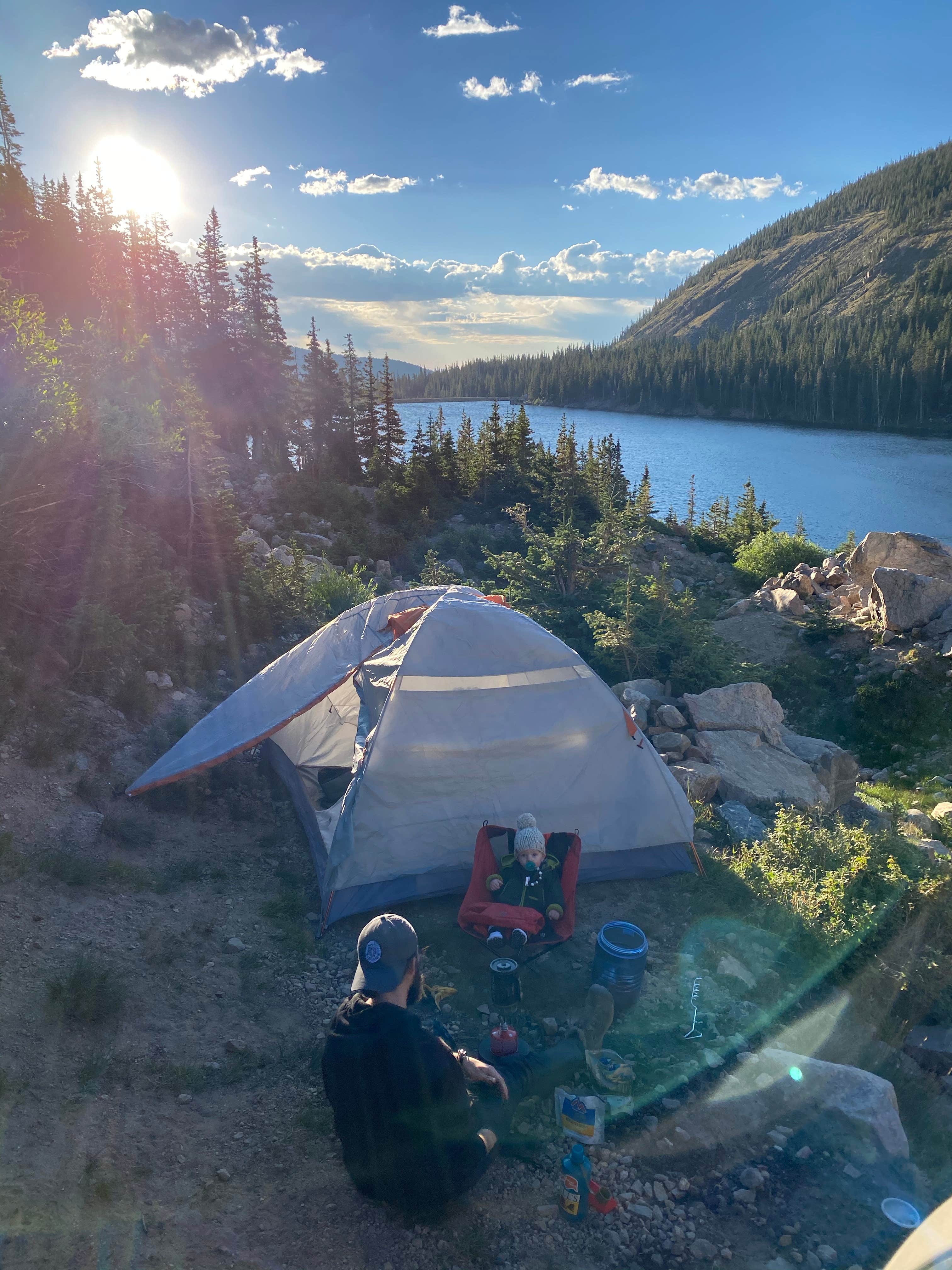 Bethann M.'s photo of a dispersed camping area at Chinns Lake Dispersed Camping near Black Hawk, CO