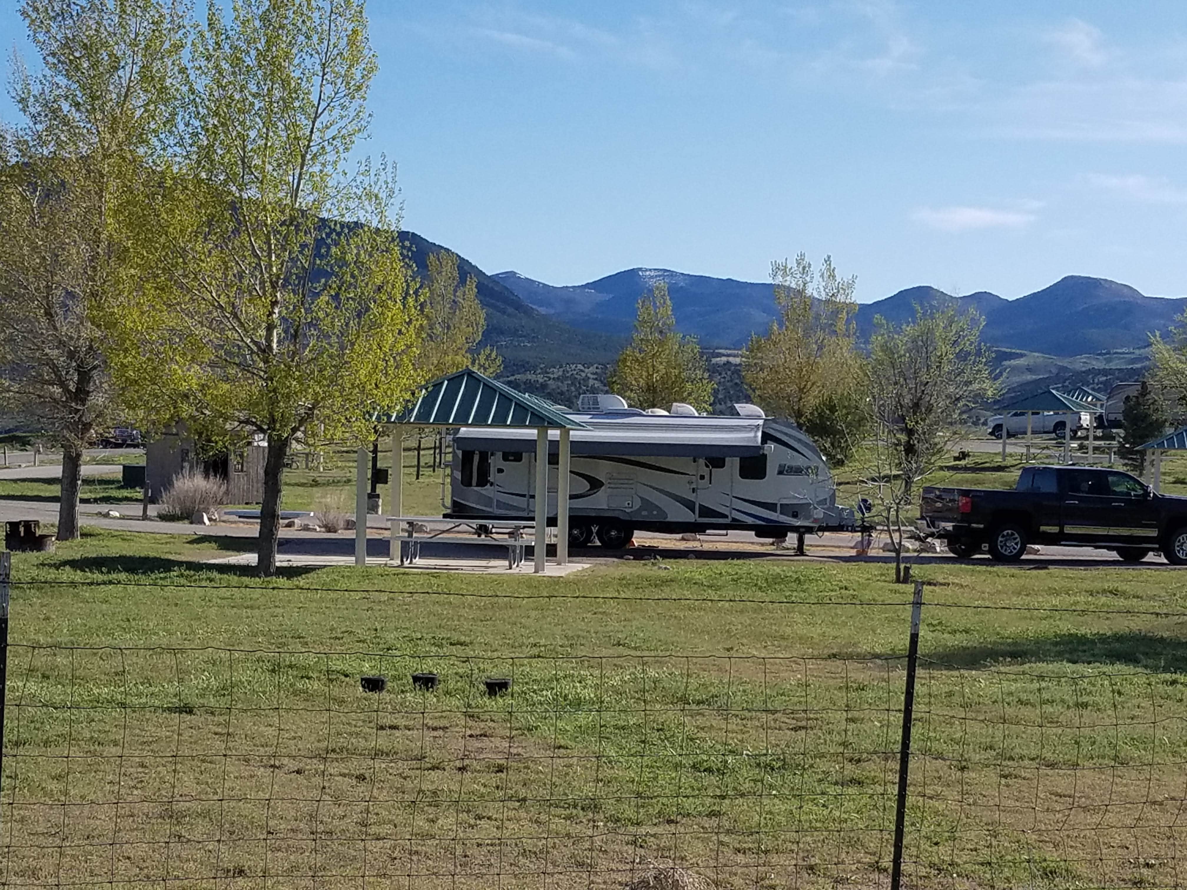 Annell N.'s photo of rv camping at Painted Rocks Campground — Yuba State Park near Nephi, UT