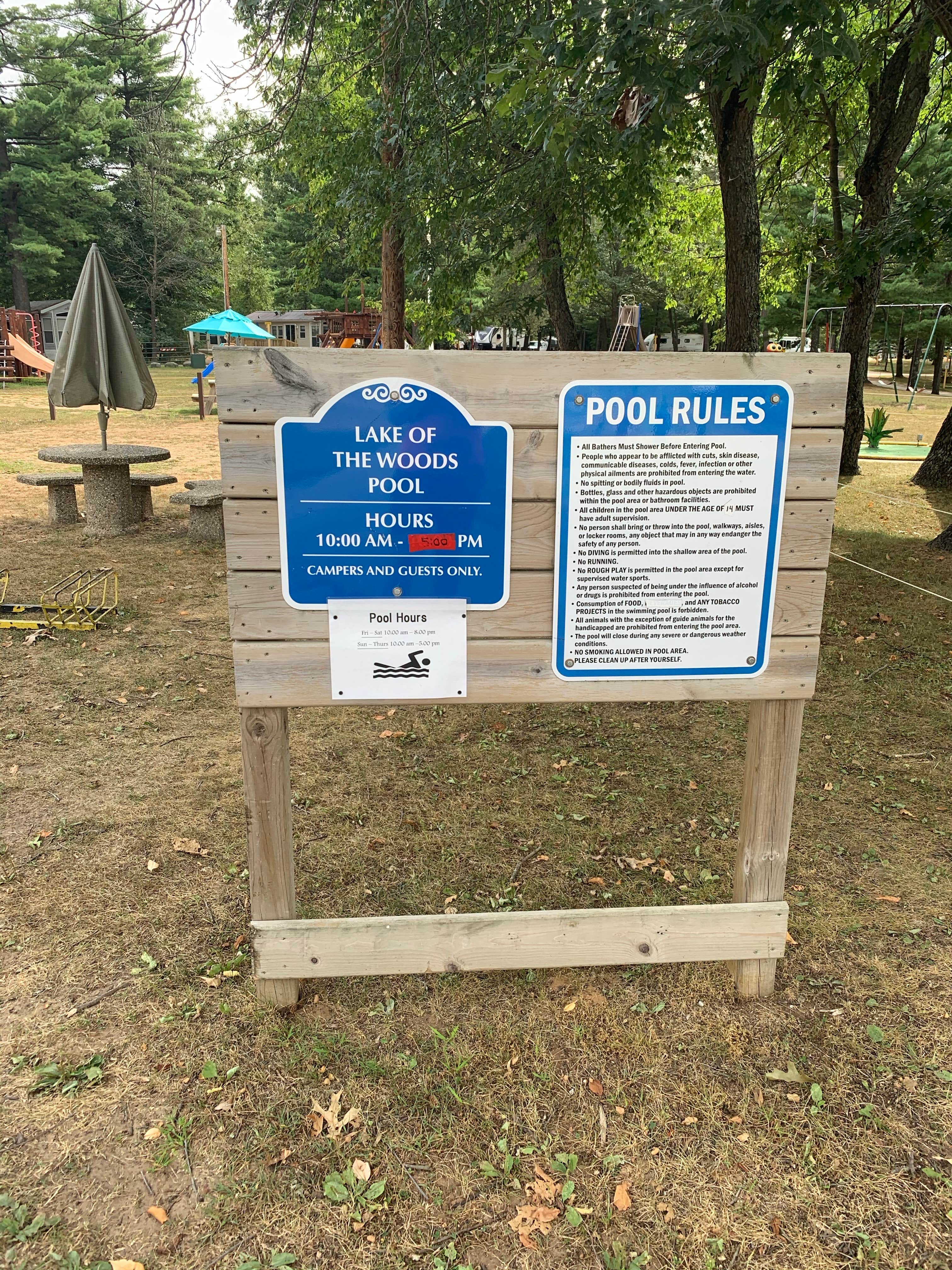 Laura B.'s photo at Lake of the Woods Campground near Coloma, WI