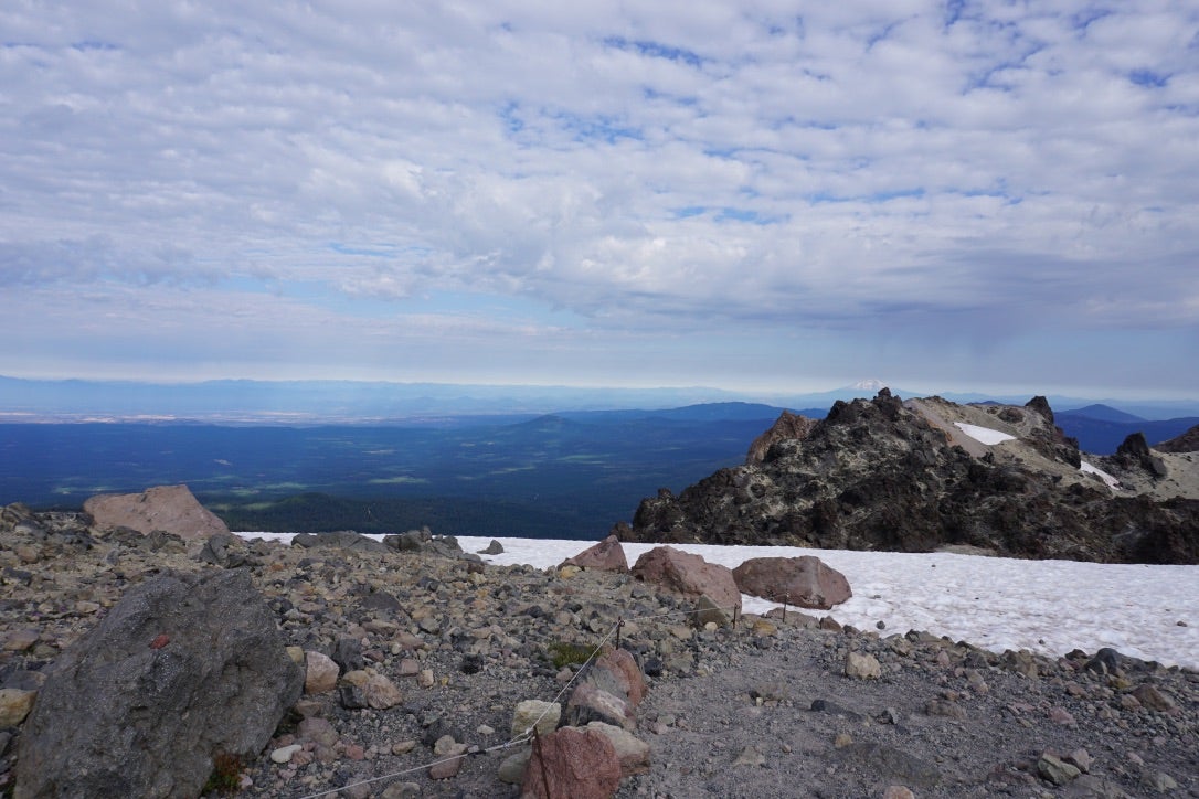 Lassen Summit looking north to Mt. Shasta
