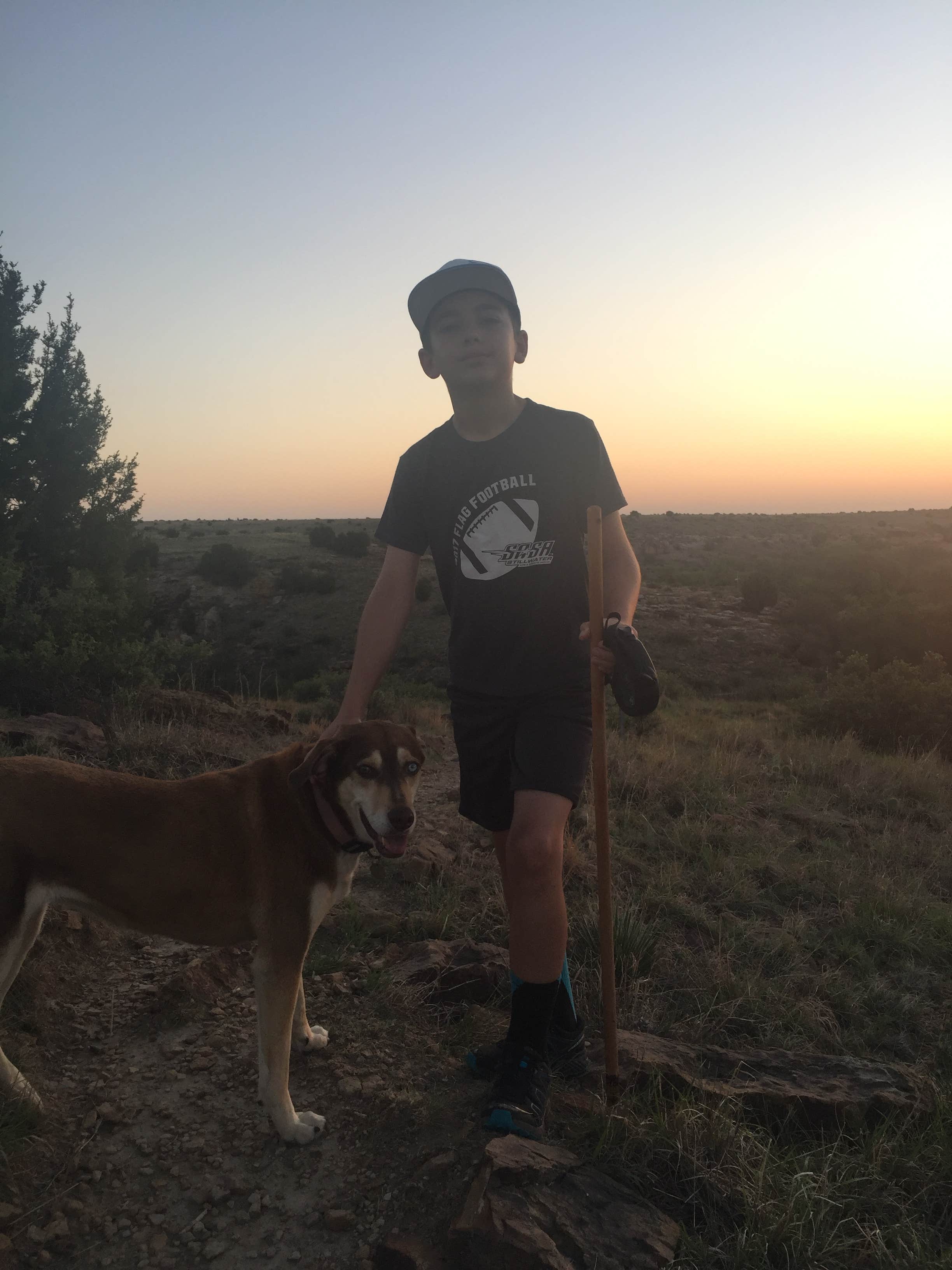 Brian F.'s photo of camping with pets at Black Mesa State Park Campground near Grenville, NM
