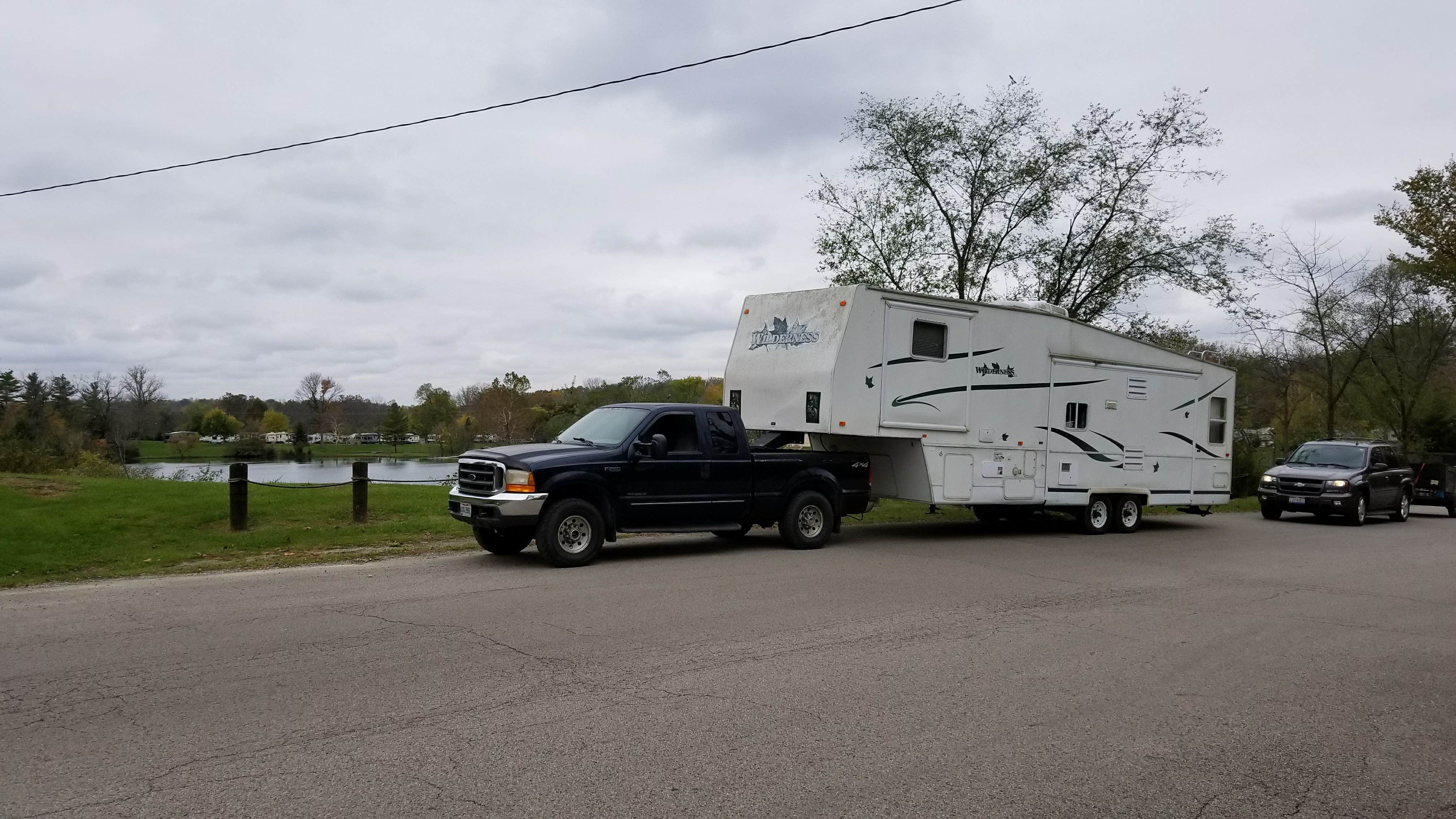 Simpson's photo of rv camping at Natural Springs Resort - RV Park, Campground and Recreation Destination near Medway, OH