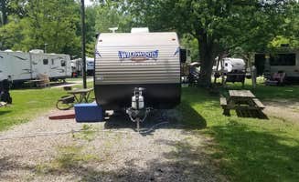 Simpson's photo of rv camping at Natural Springs Resort - RV Park, Campground and Recreation Destination near Liberty, IN
